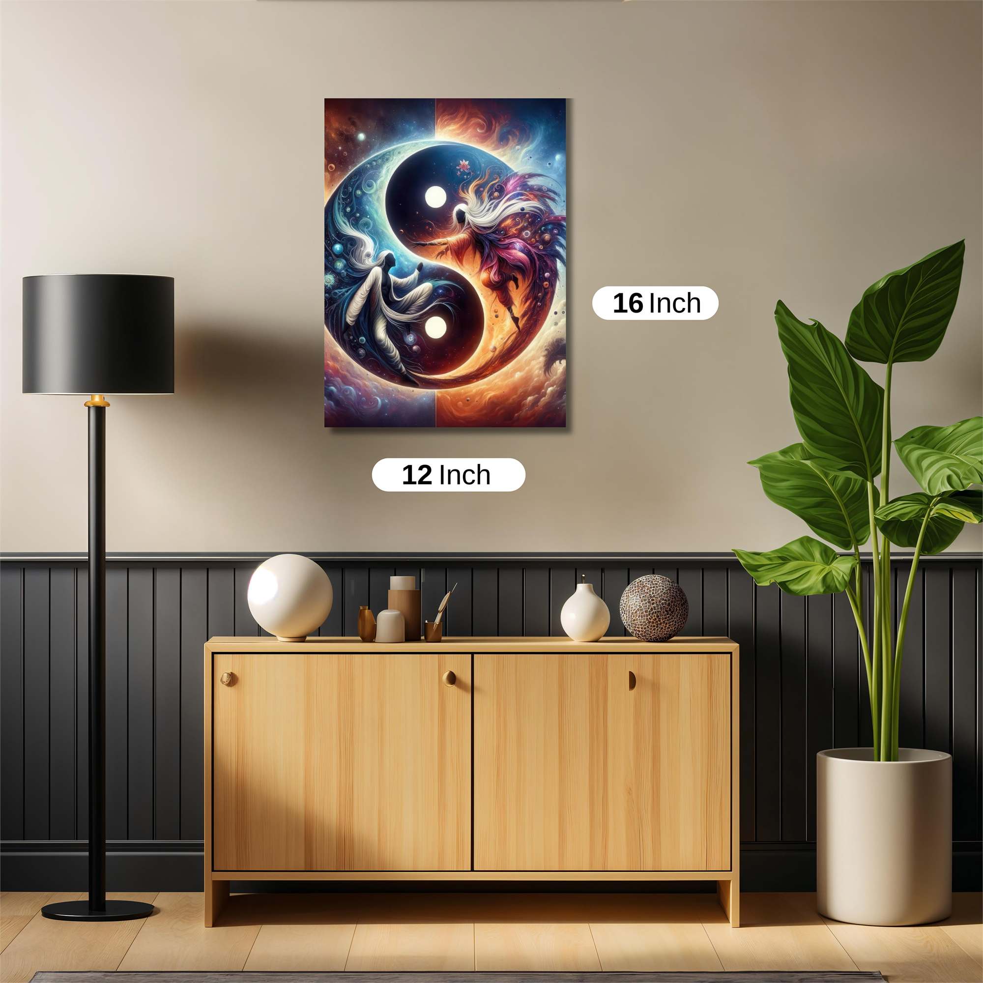 YinYang Dance Safe Wall Magnetic / M