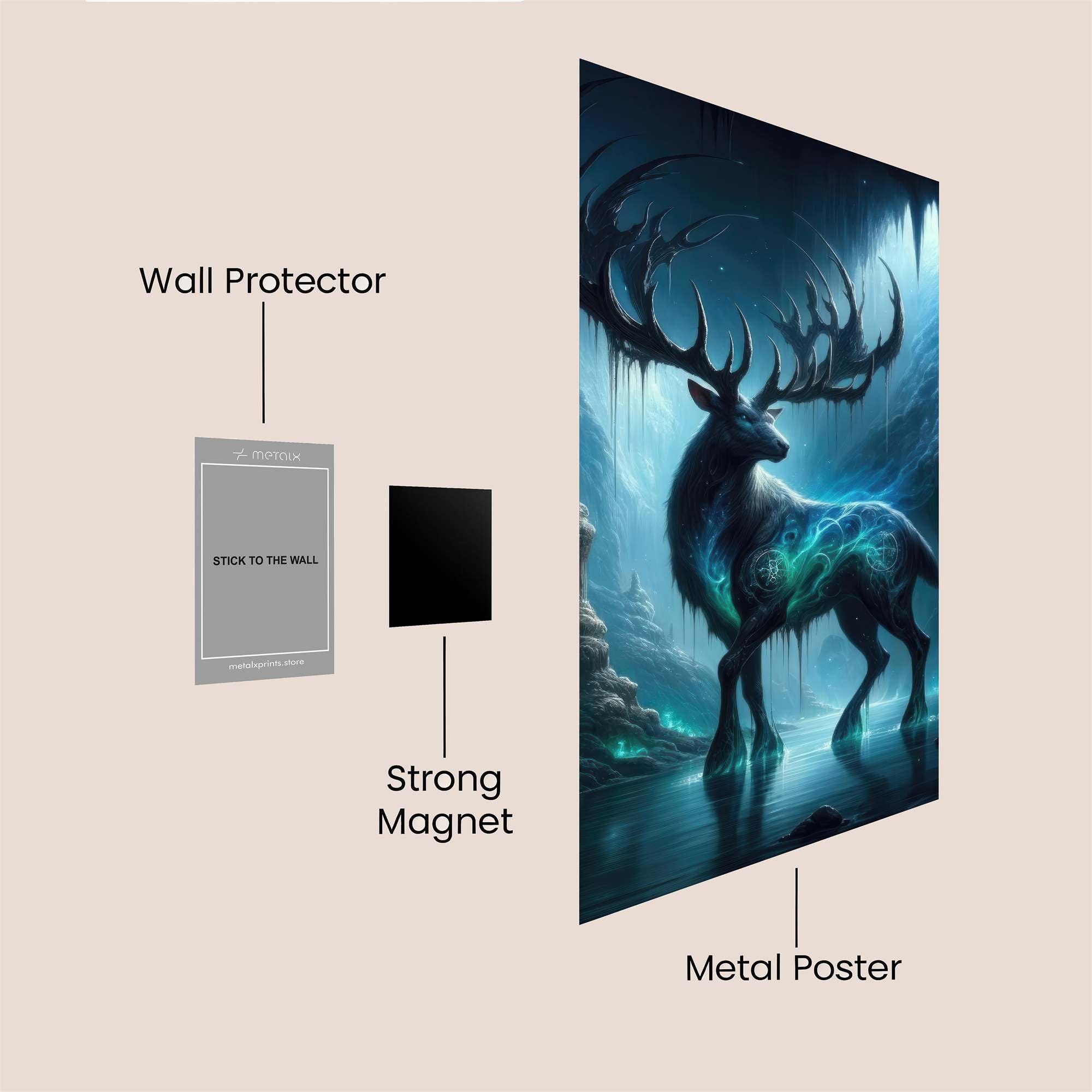 Stag Enigma Safe Wall Magnetic / M
