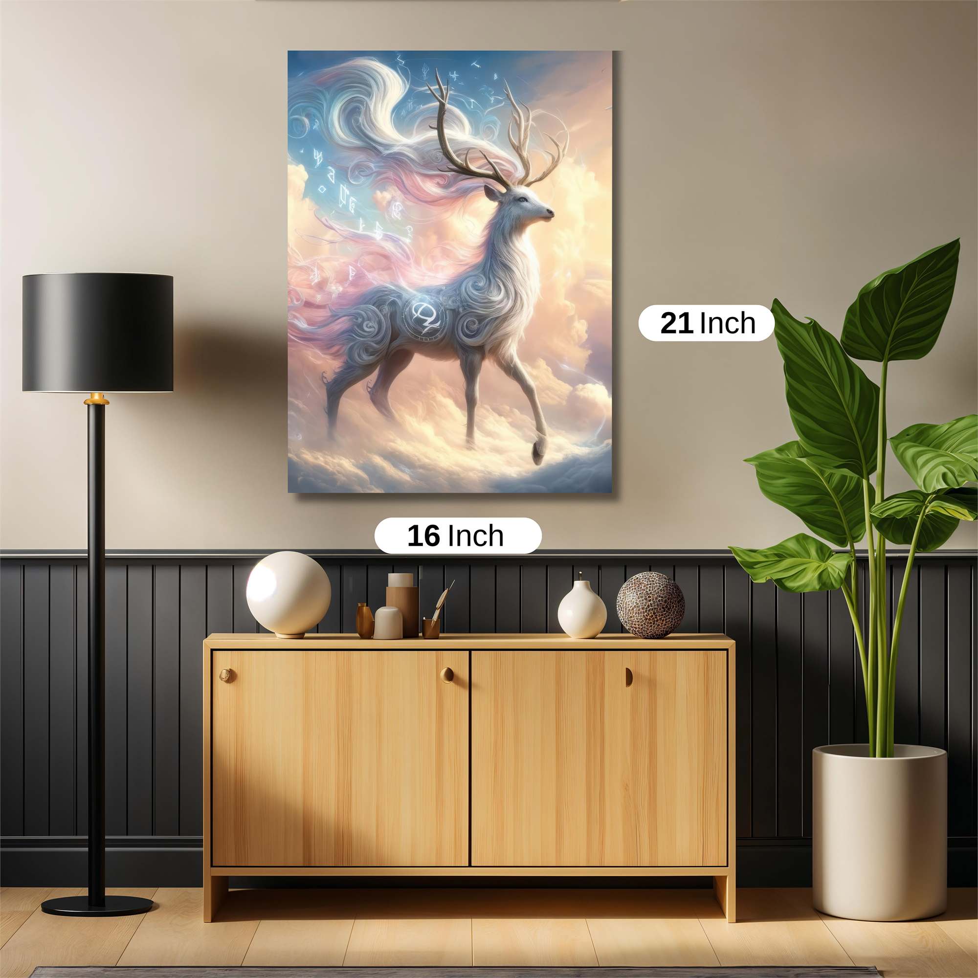 Celestial Stag Safe Wall Magnetic / M