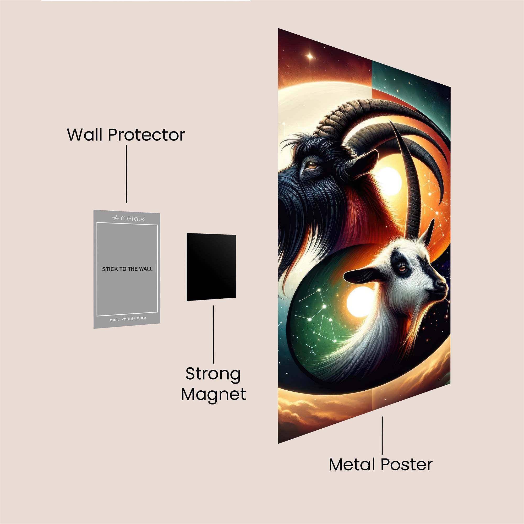 Goat Duality Safe Wall Magnetic / M