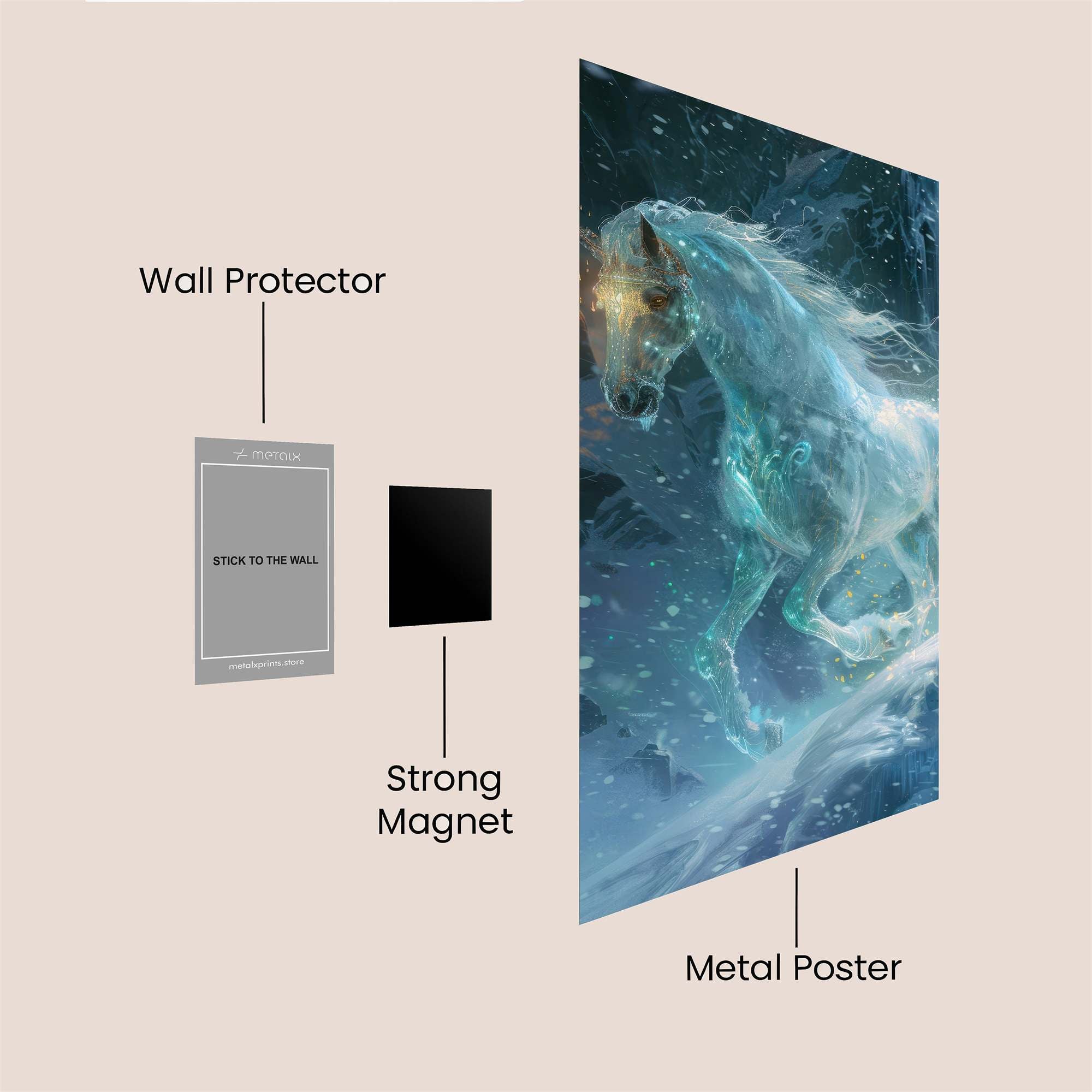 Mystic Frost Safe Wall Magnetic / M