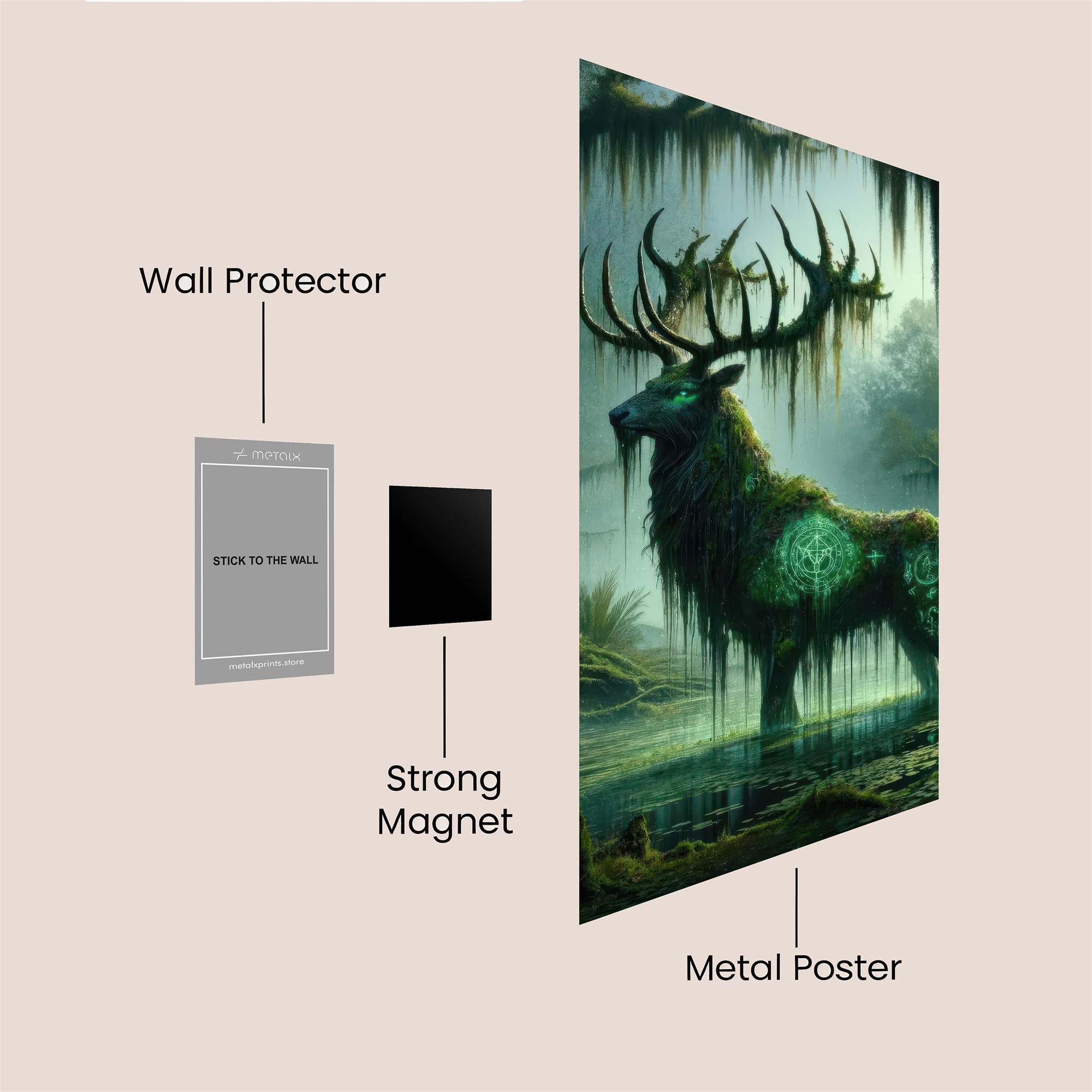 Forest Enigma Safe Wall Magnetic / M