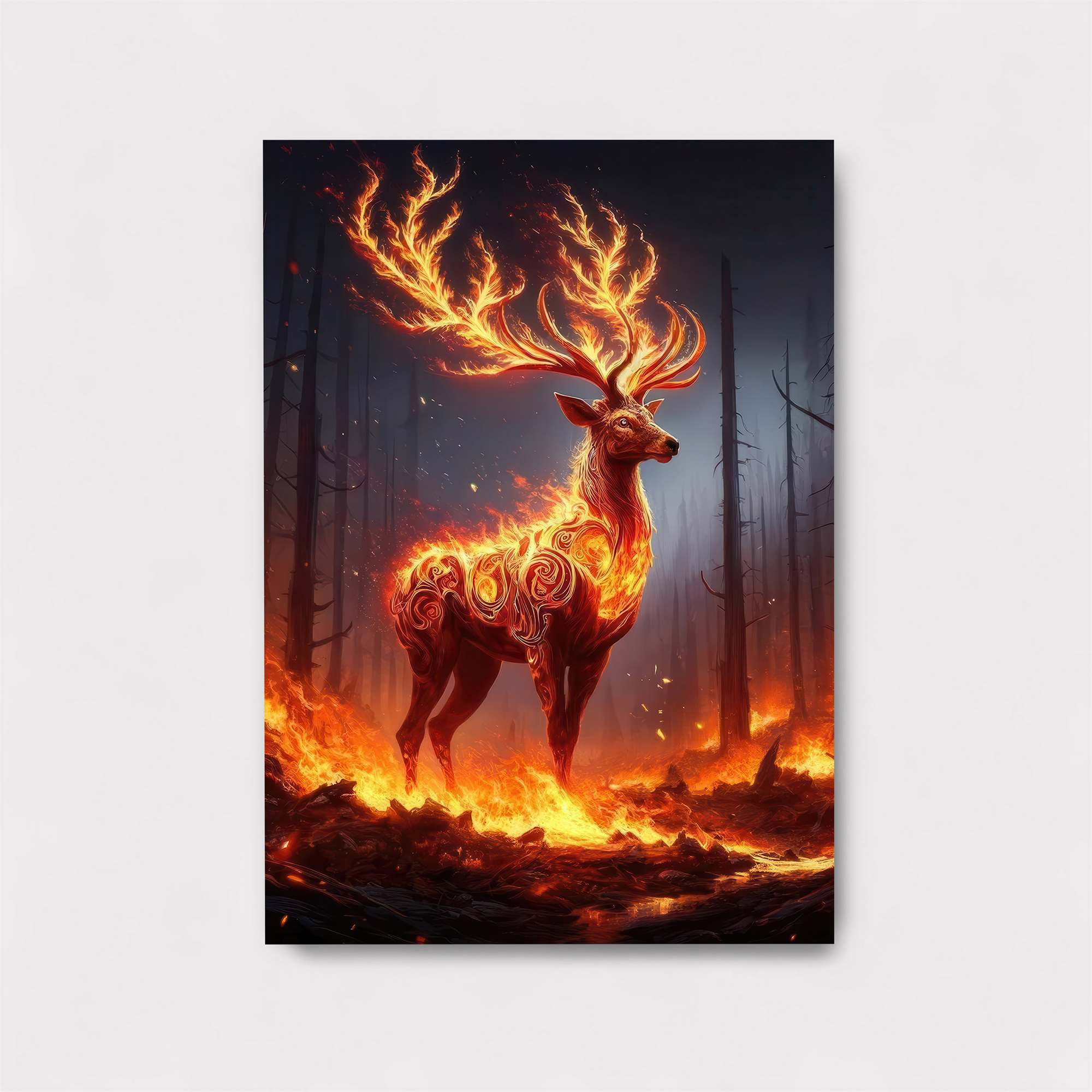 Fiery Stag Safe Wall Magnetic / M
