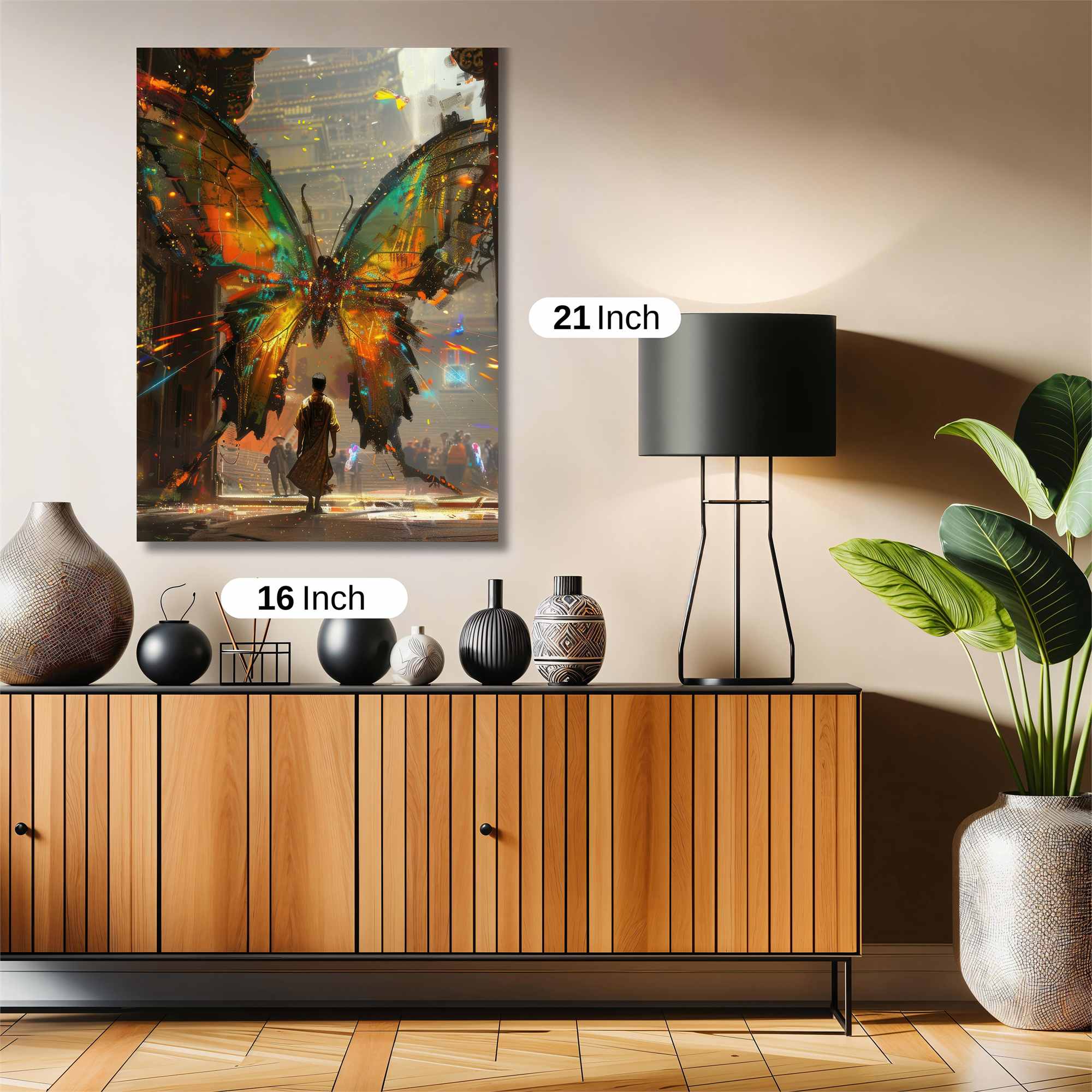 Butterfly Enchantment Safe Wall Magnetic / M