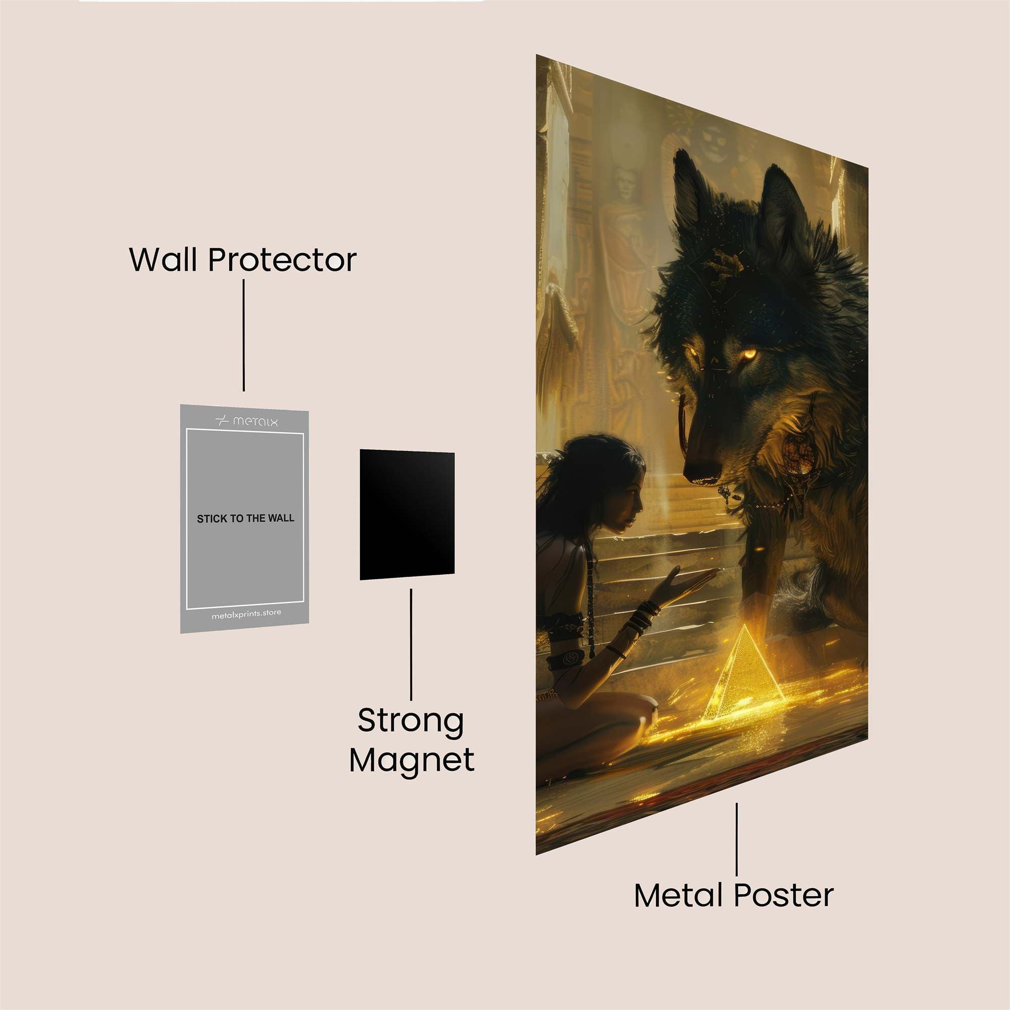 Anubis Guardian Safe Wall Magnetic / M