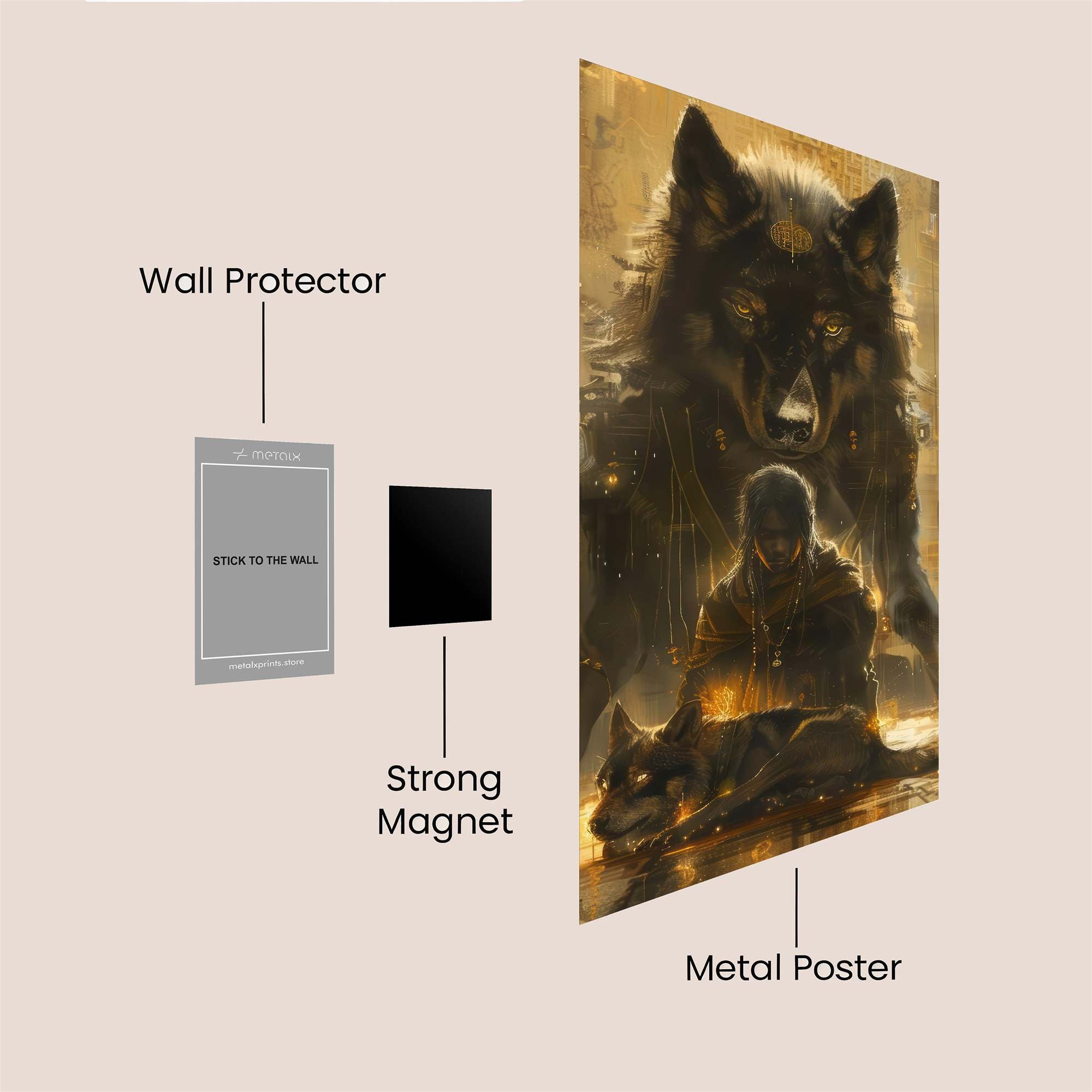 Anubis Guardian Safe Wall Magnetic / M