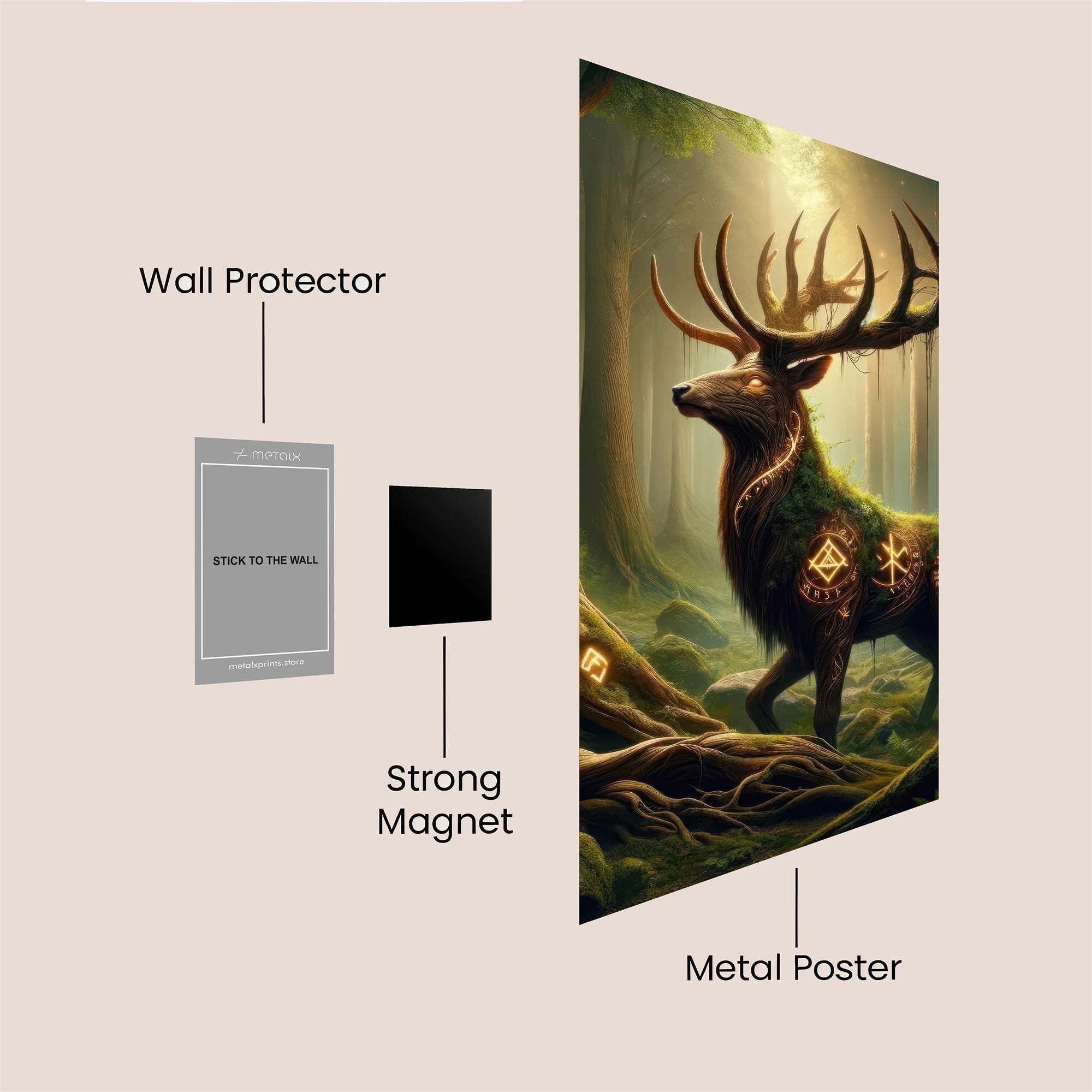Forest Enigma Safe Wall Magnetic / M