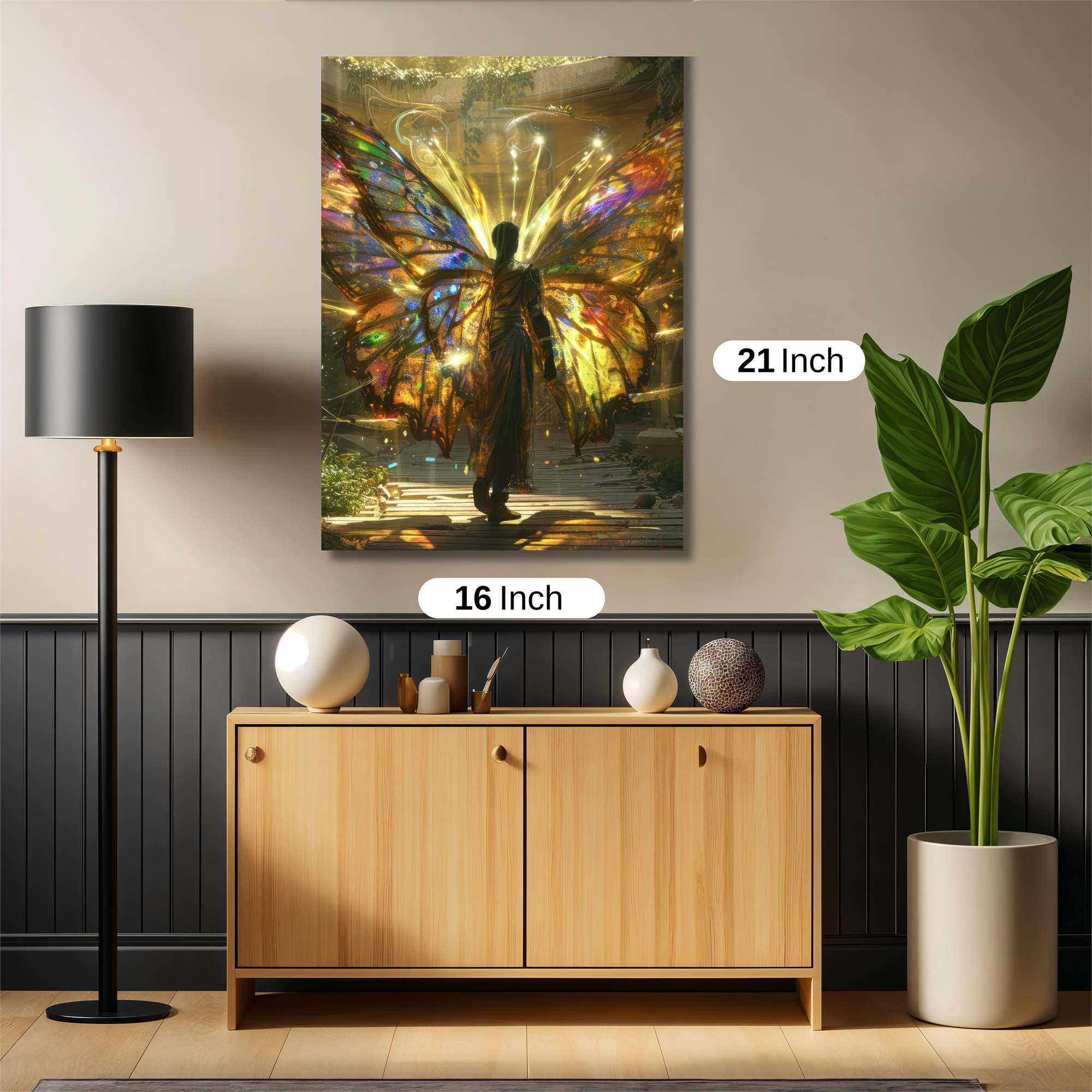 Butterfly Radiance Safe Wall Magnetic / M
