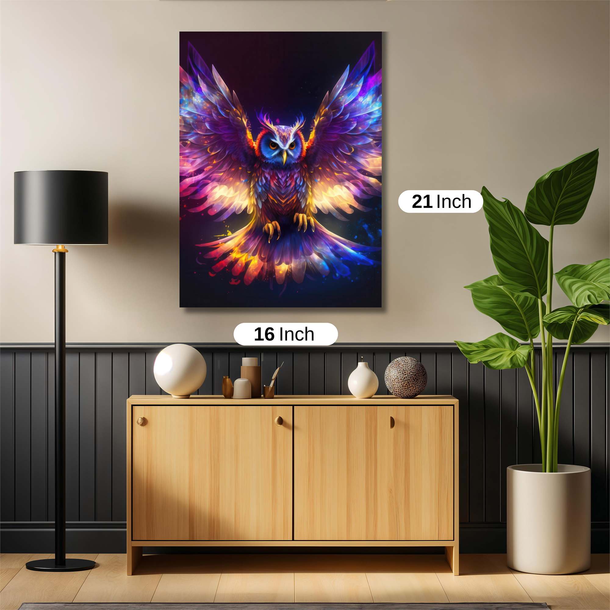 Owl Radiant Safe Wall Magnetic / M