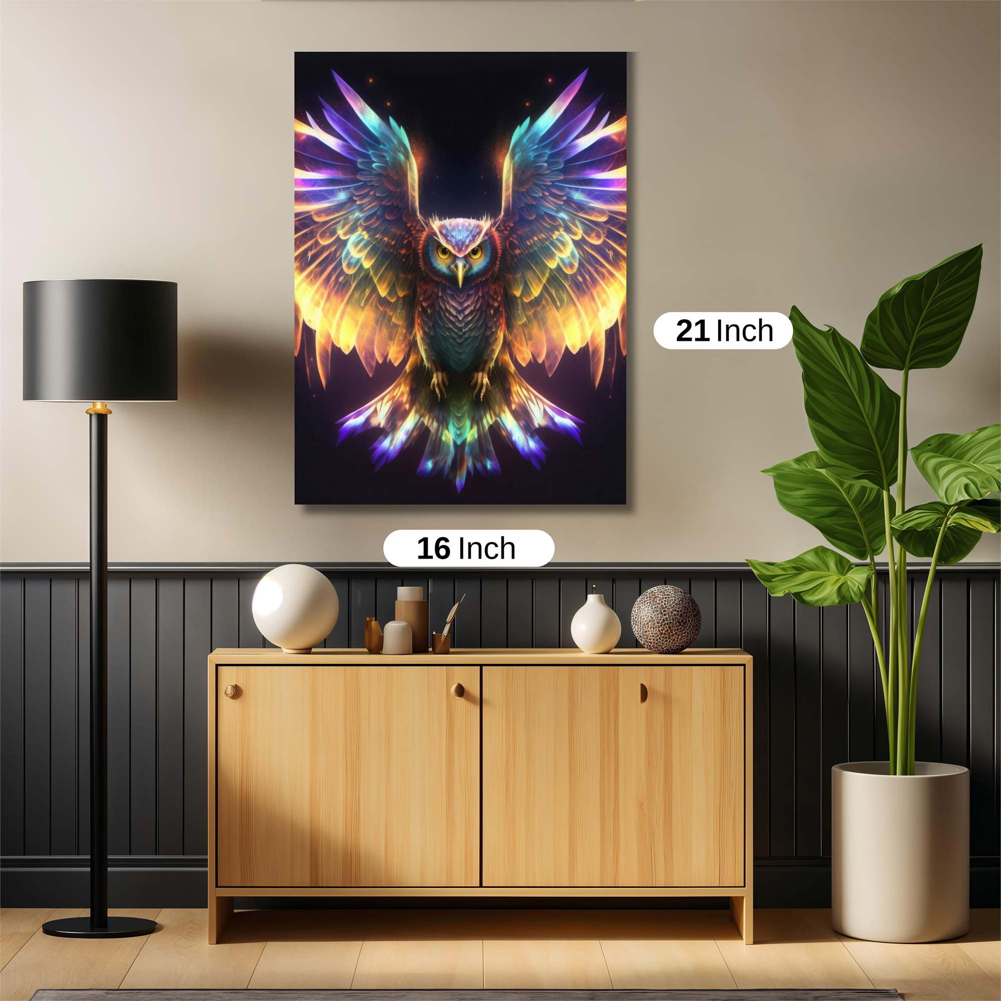 Owl Radiance Safe Wall Magnetic / M