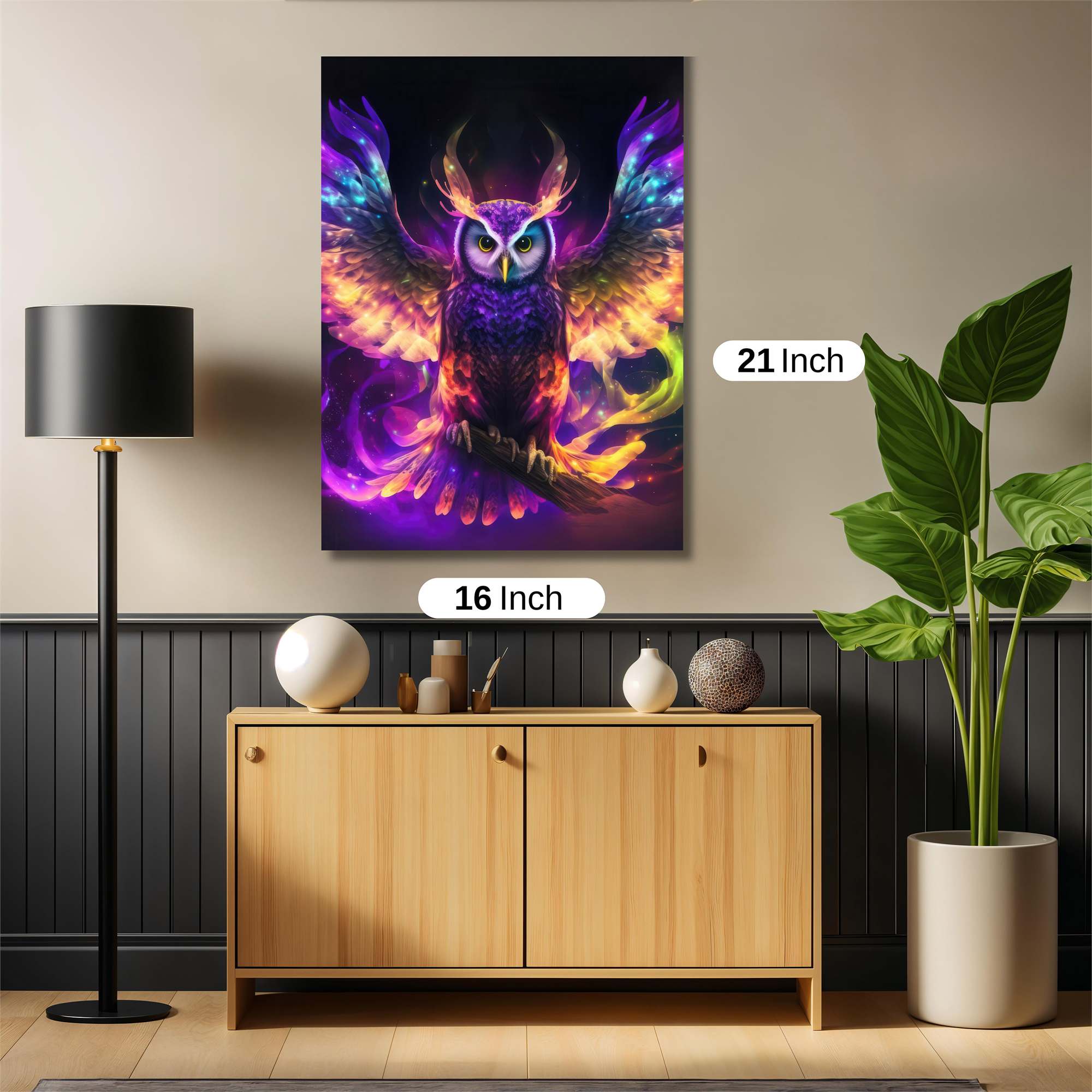 Owl Radiant Safe Wall Magnetic / M