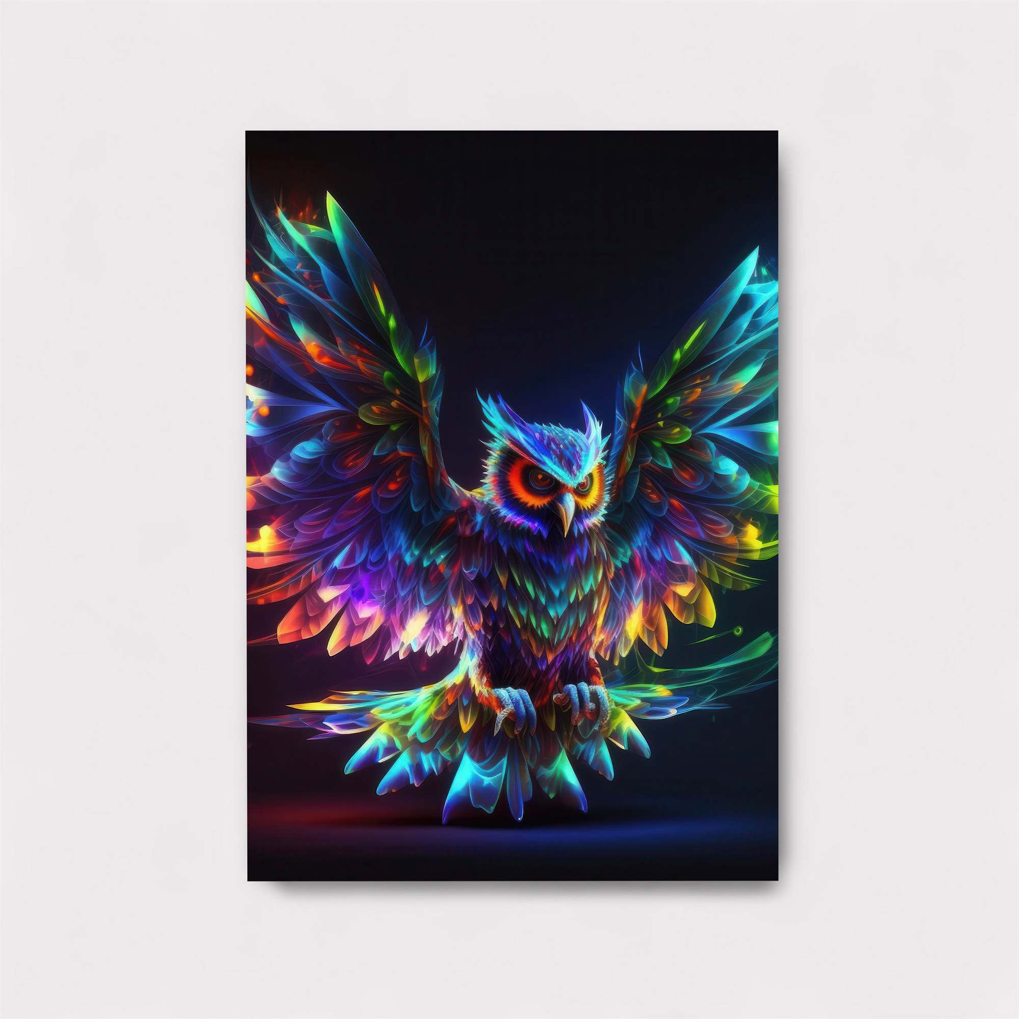 Neon Owl Safe Wall Magnetic / M