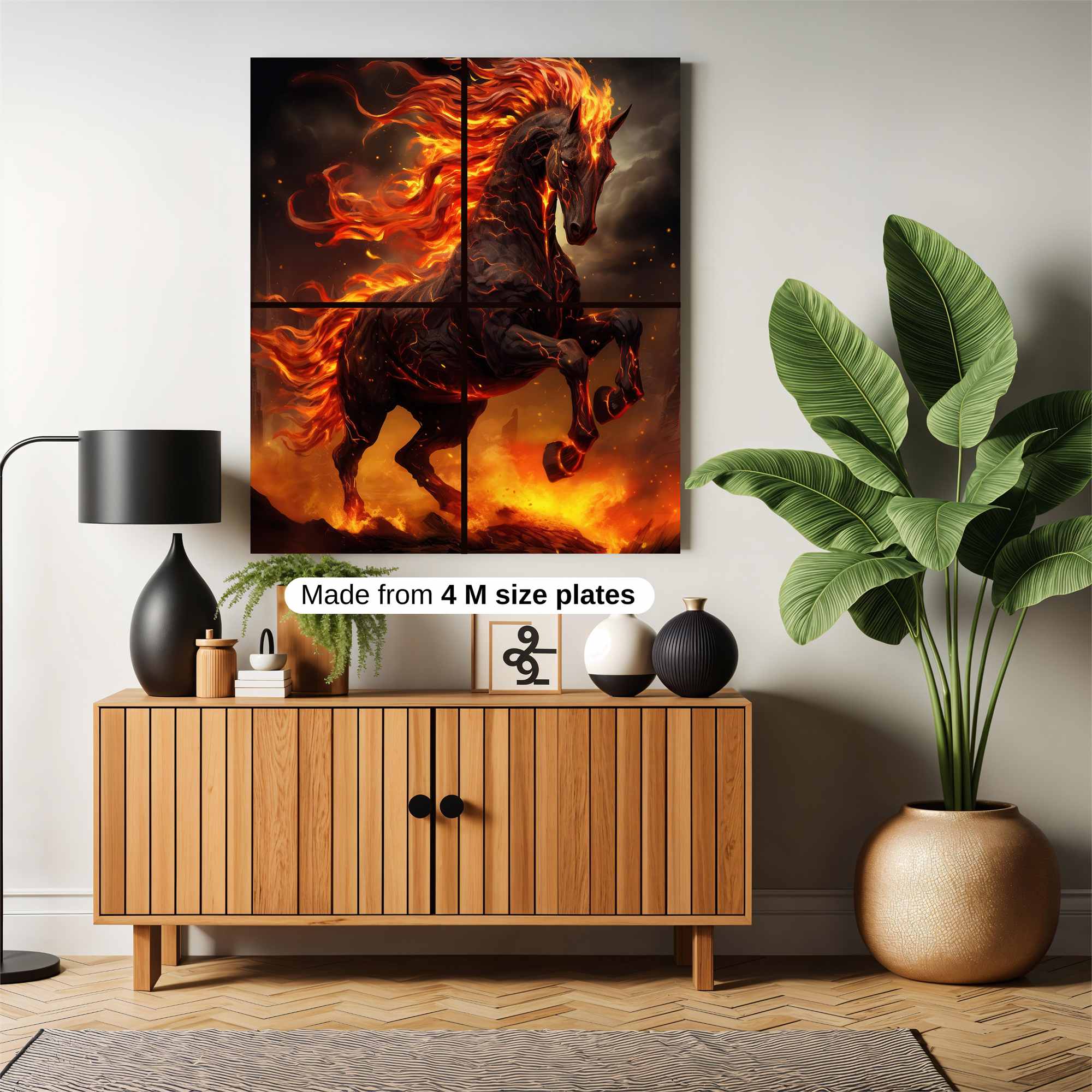 Flame Fury Safe Wall Magnetic / M