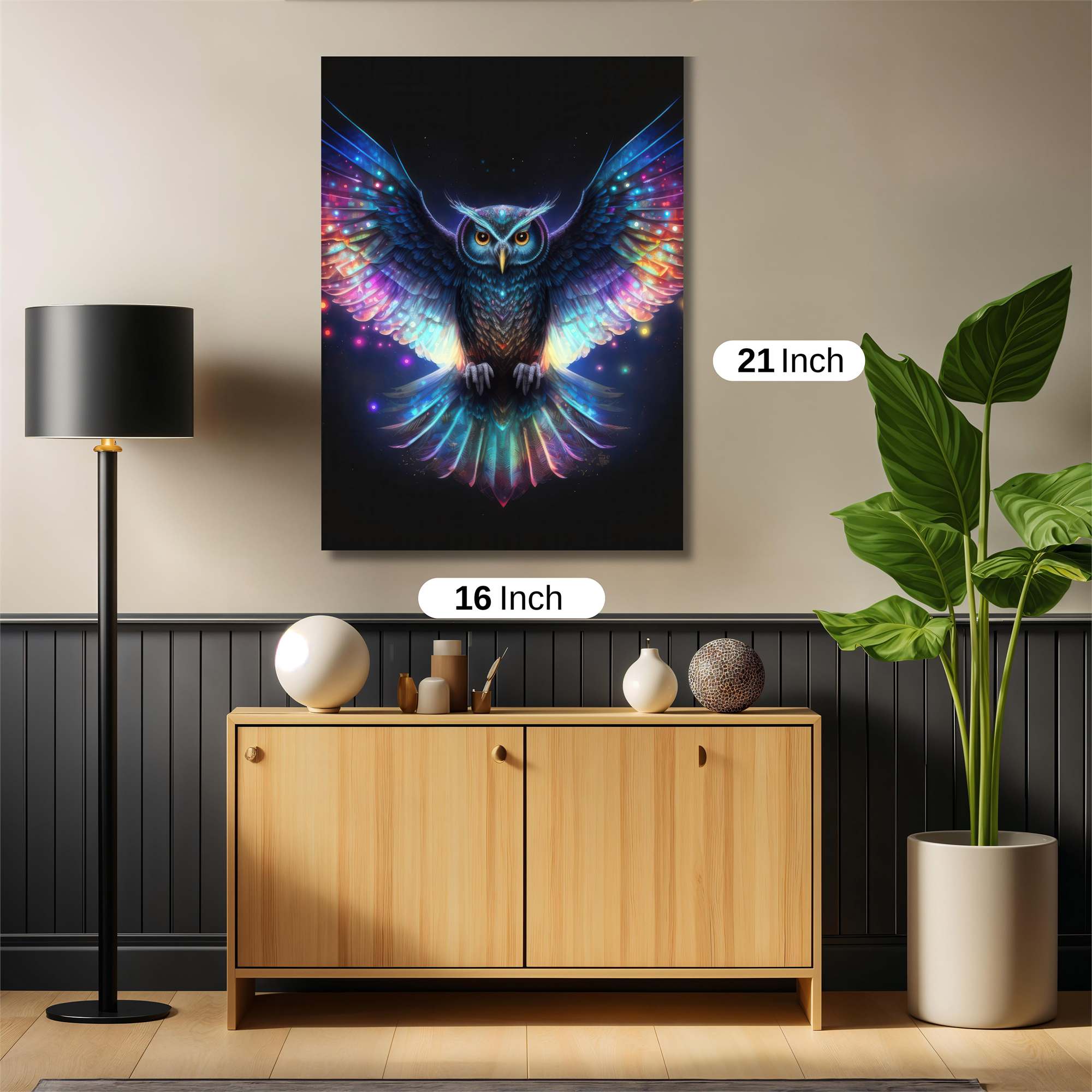 Owl Radiance Safe Wall Magnetic / M