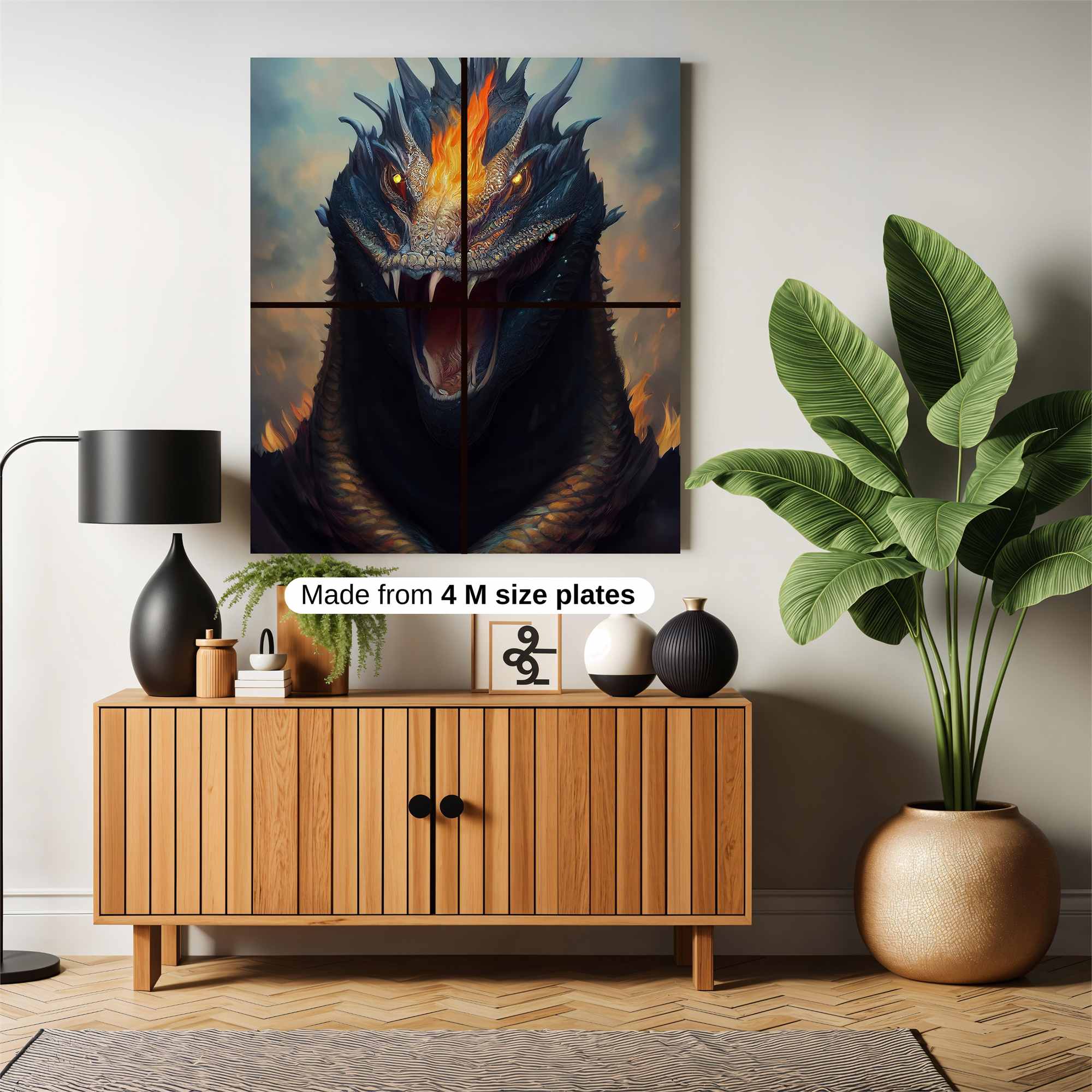 Dragon Inferno Safe Wall Magnetic / M