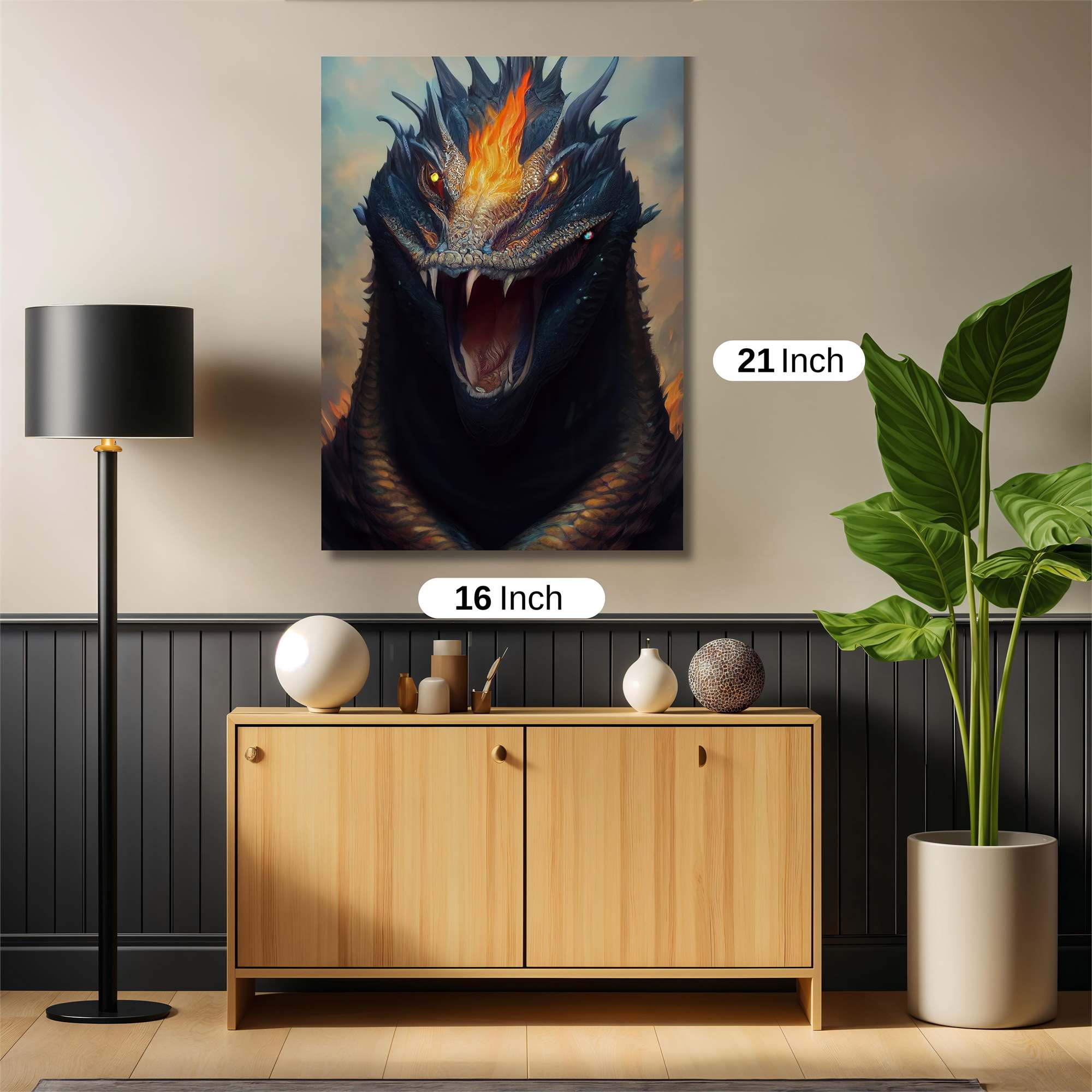 Dragon Inferno Safe Wall Magnetic / M