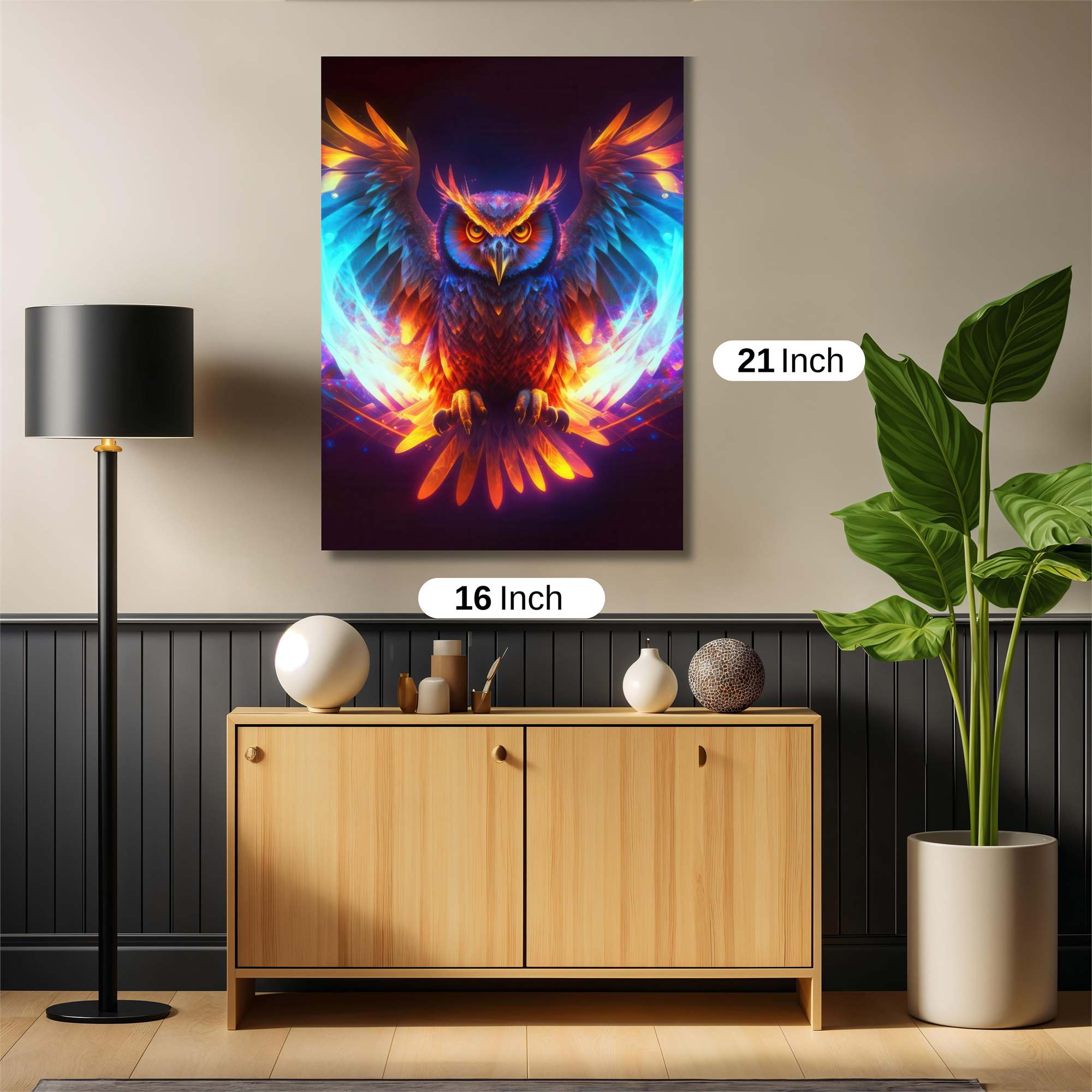 Phoenix Owl Safe Wall Magnetic / M