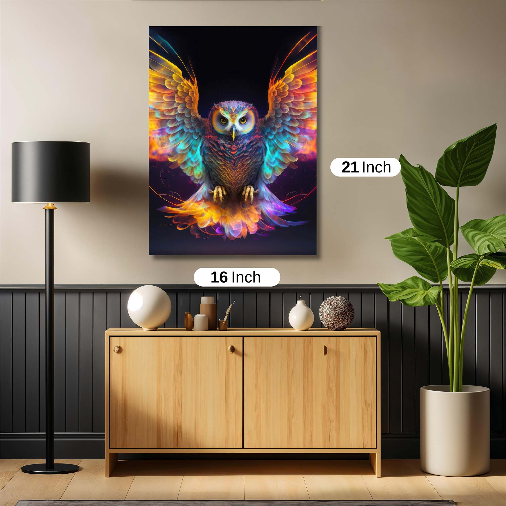 Owl Radiance Safe Wall Magnetic / M