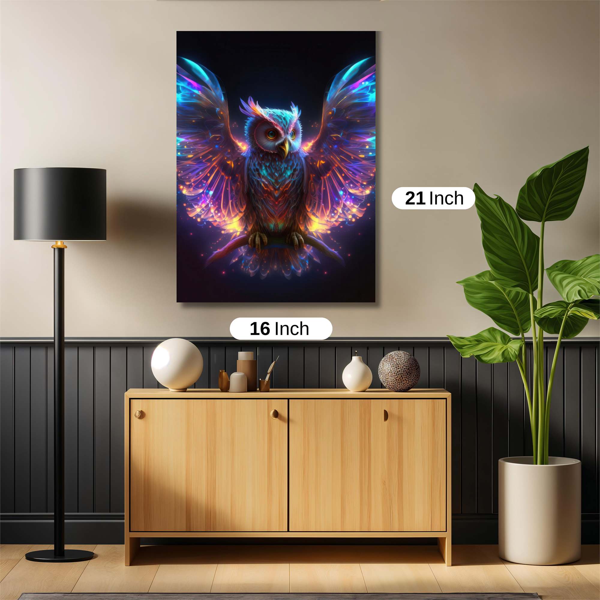 Owl Radiance Safe Wall Magnetic / M