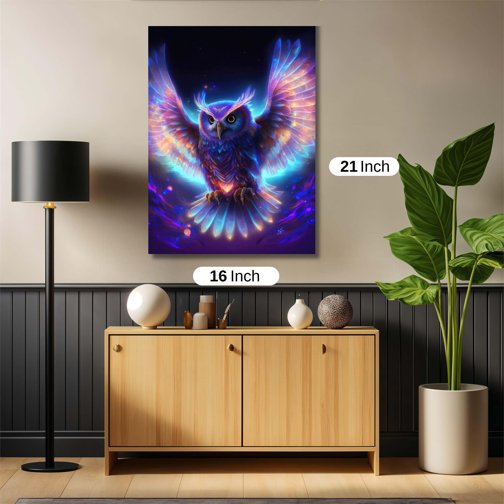 Owl Radiance Safe Wall Magnetic / M