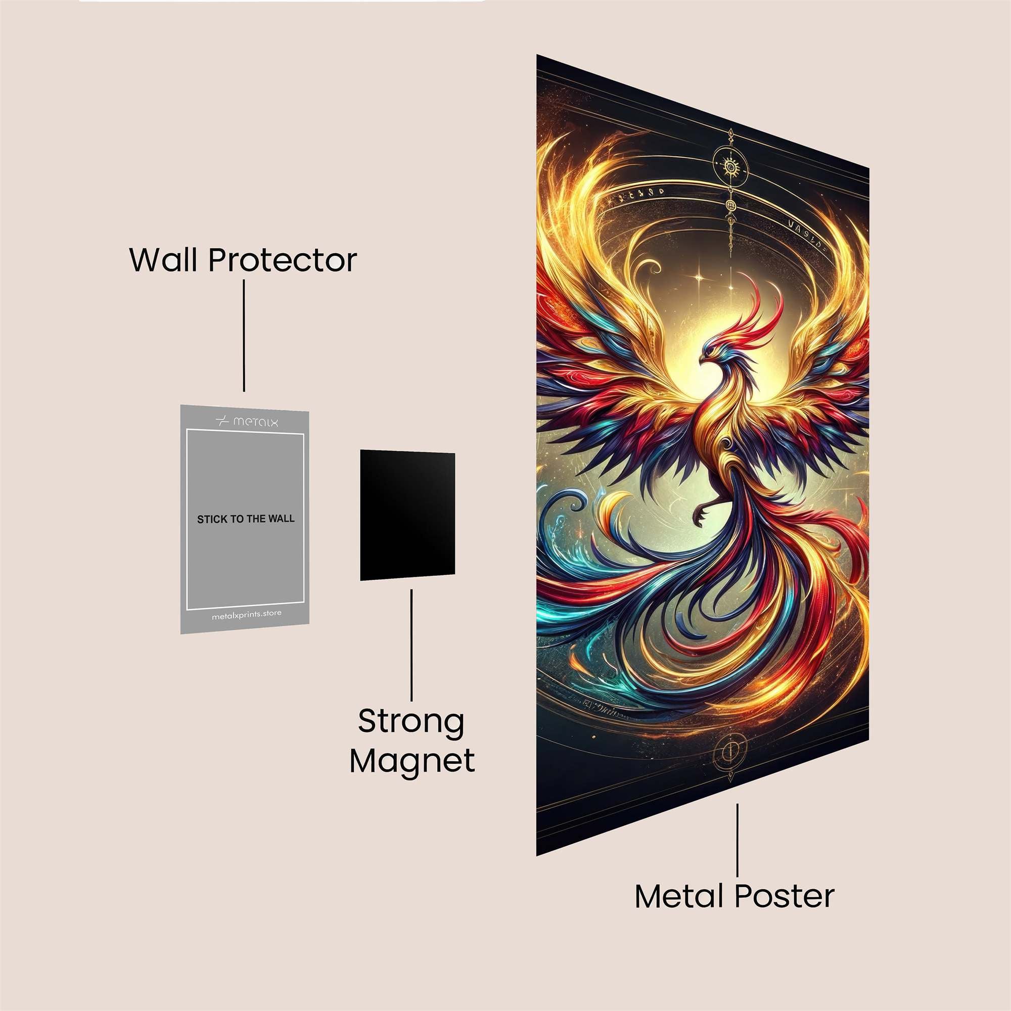 Phoenix Radiant Safe Wall Magnetic / M