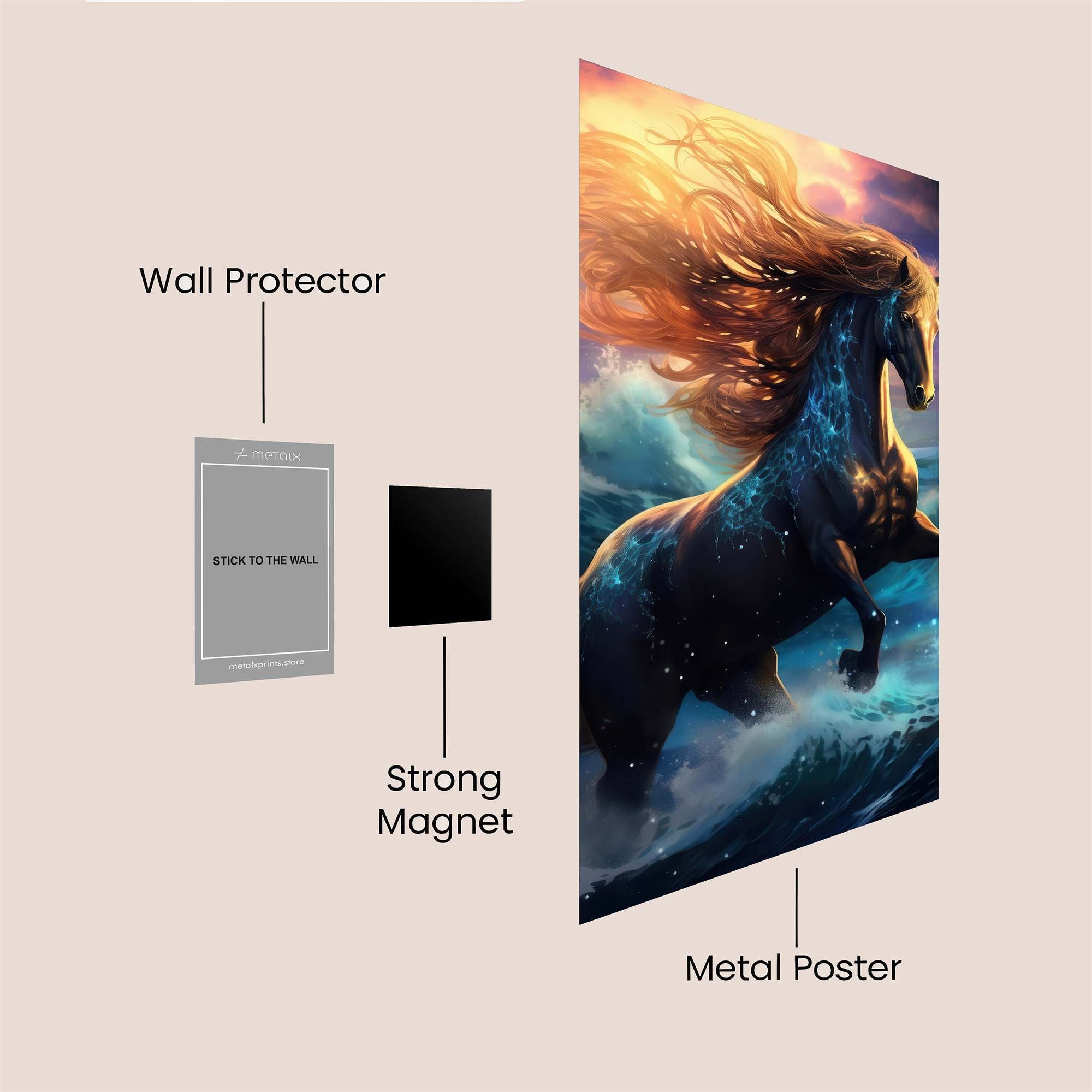 Stallion Surge Safe Wall Magnetic / M