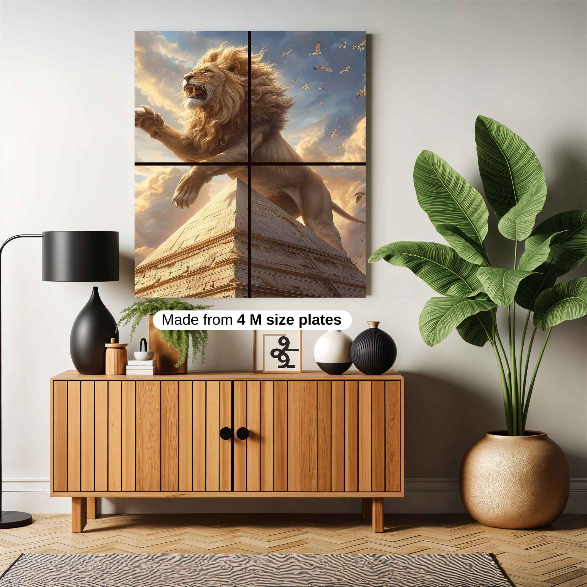 Lion Triumphant Safe Wall Magnetic / M