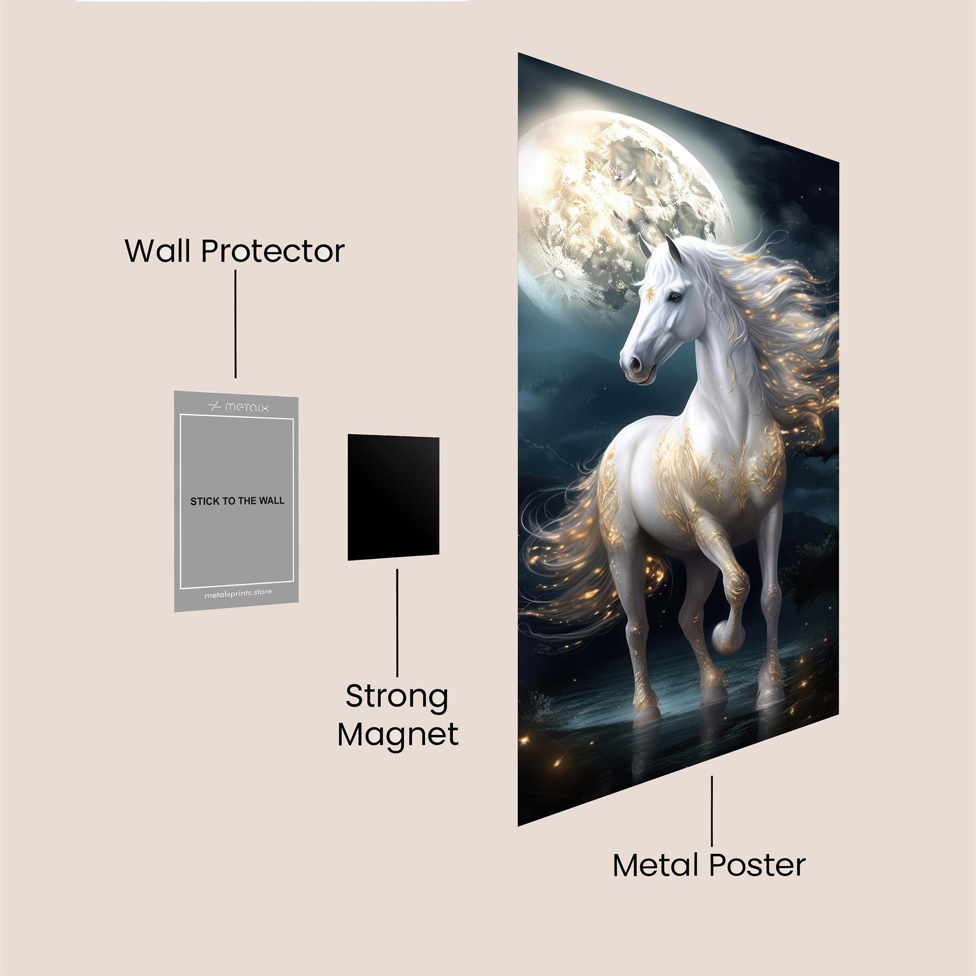 Moonlit Majesty Safe Wall Magnetic / M