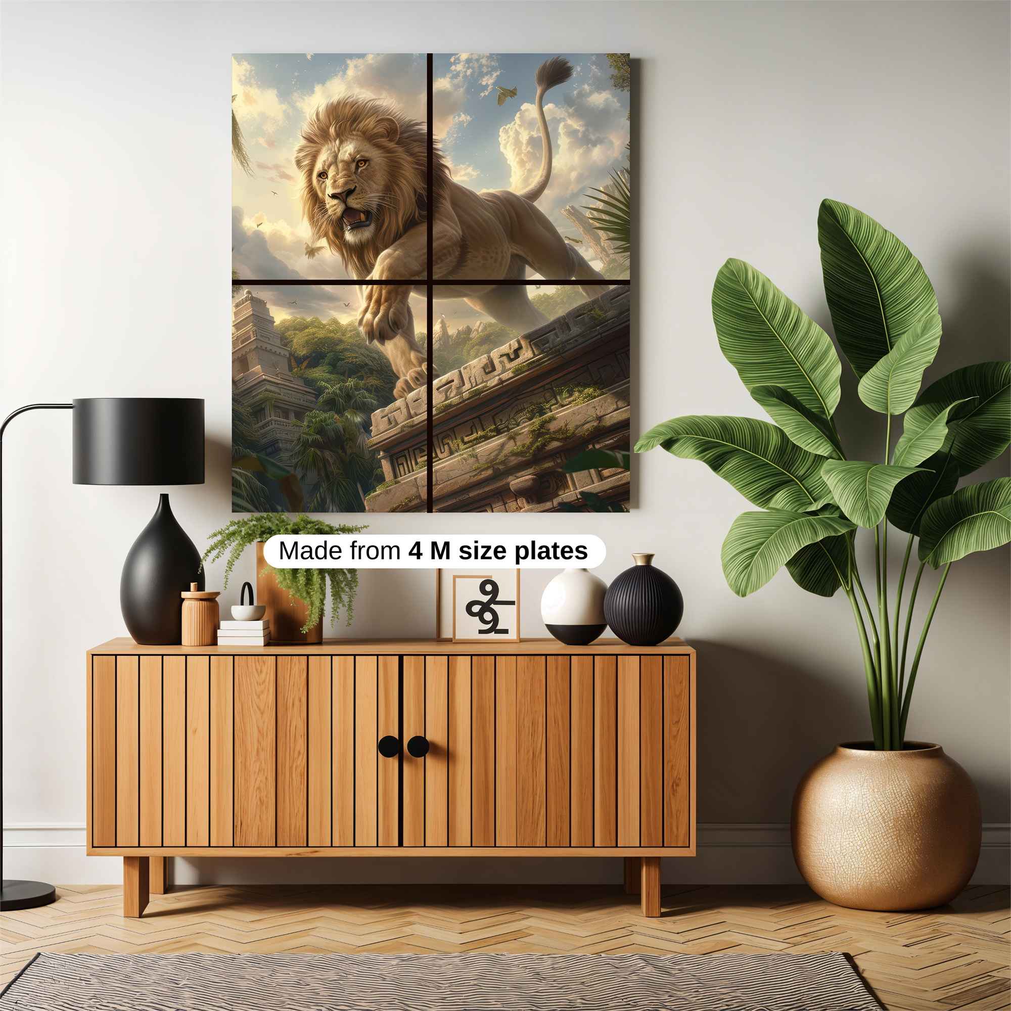 Lion Majestic Safe Wall Magnetic / M