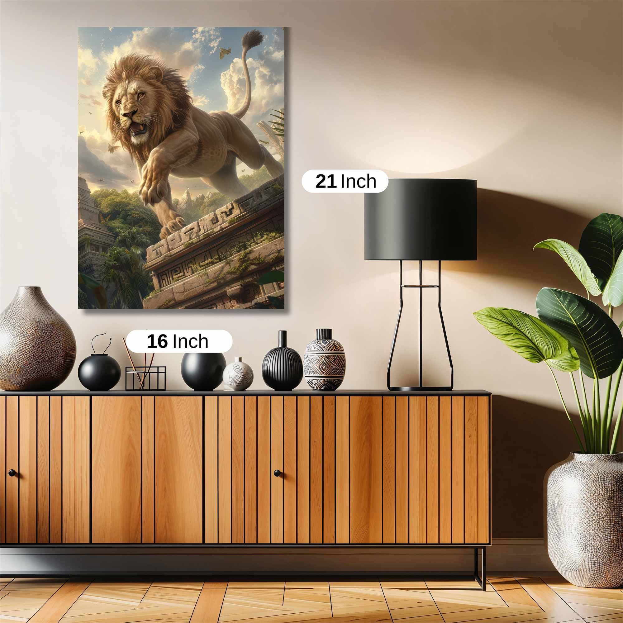 Lion Majestic Safe Wall Magnetic / M