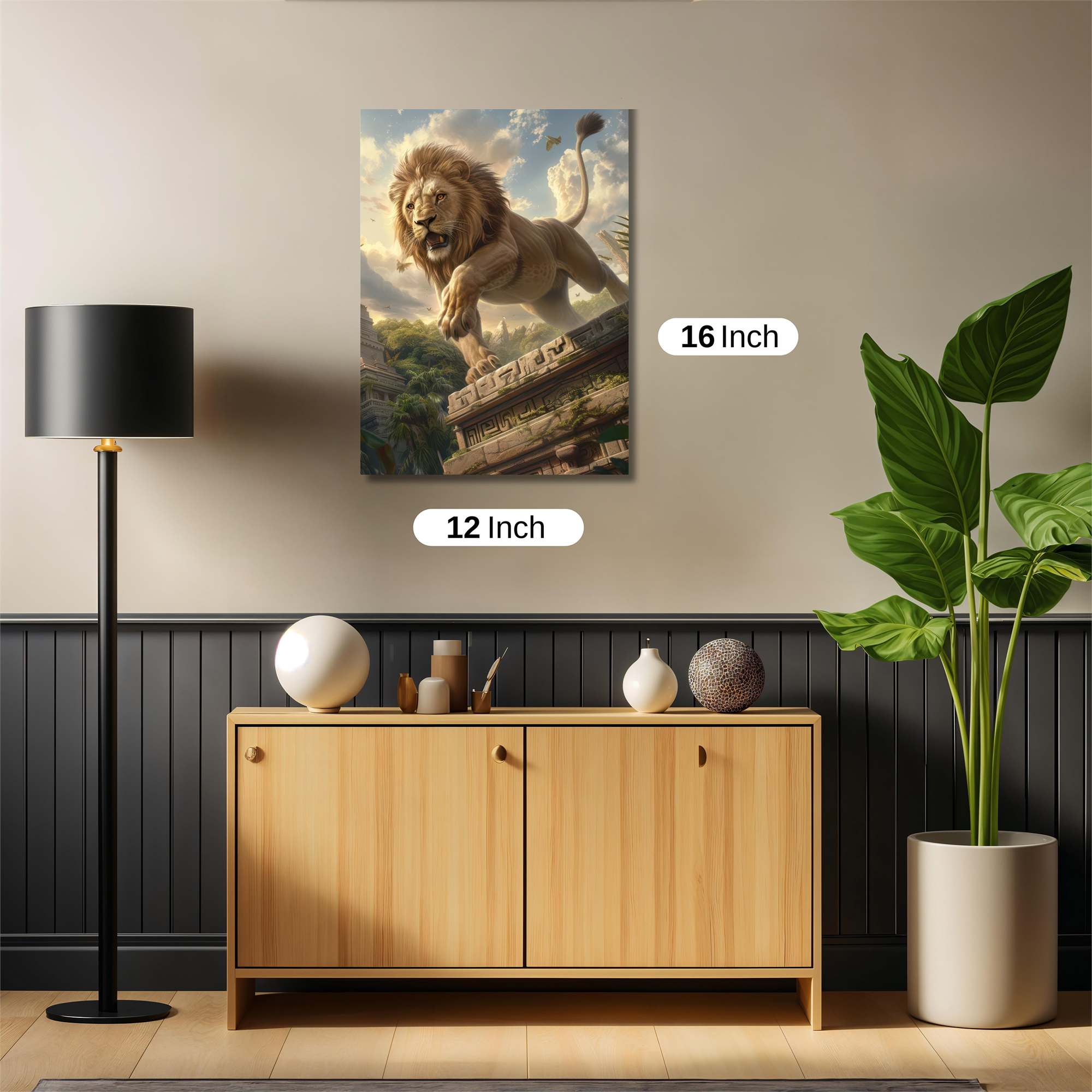 Lion Majestic Safe Wall Magnetic / M