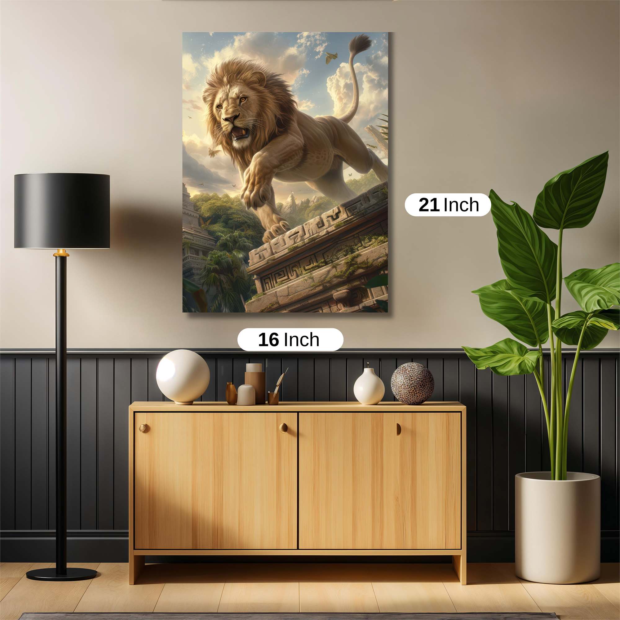 Lion Majestic Safe Wall Magnetic / M