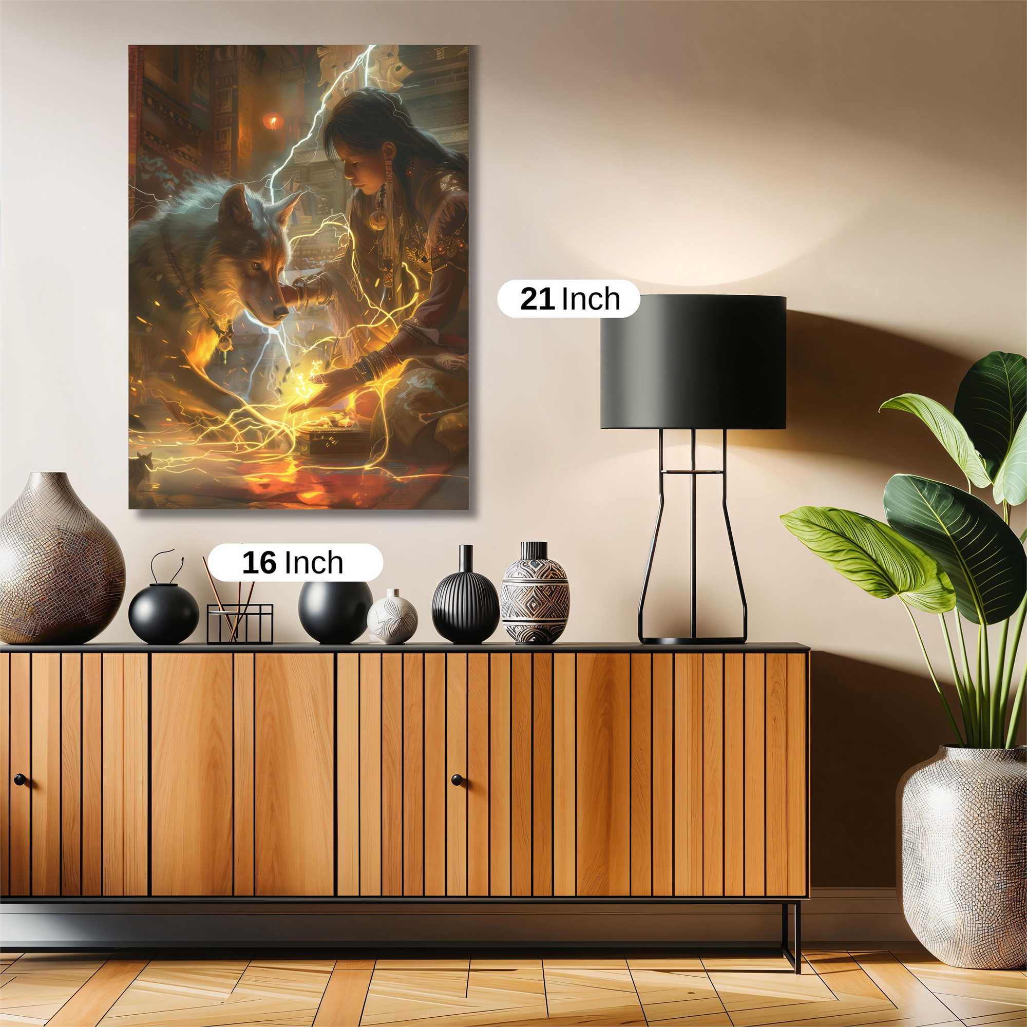 Wolf Enchantment Safe Wall Magnetic / M