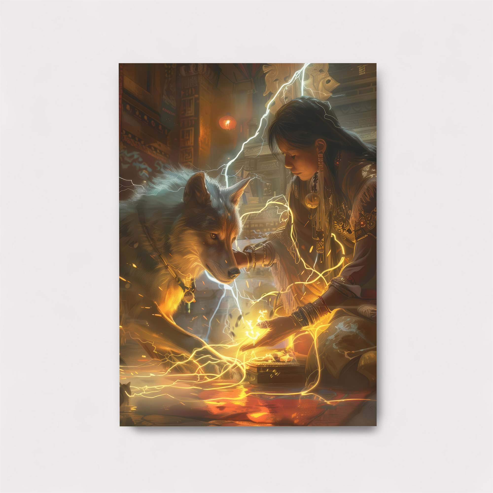 Wolf Enchantment Safe Wall Magnetic / M