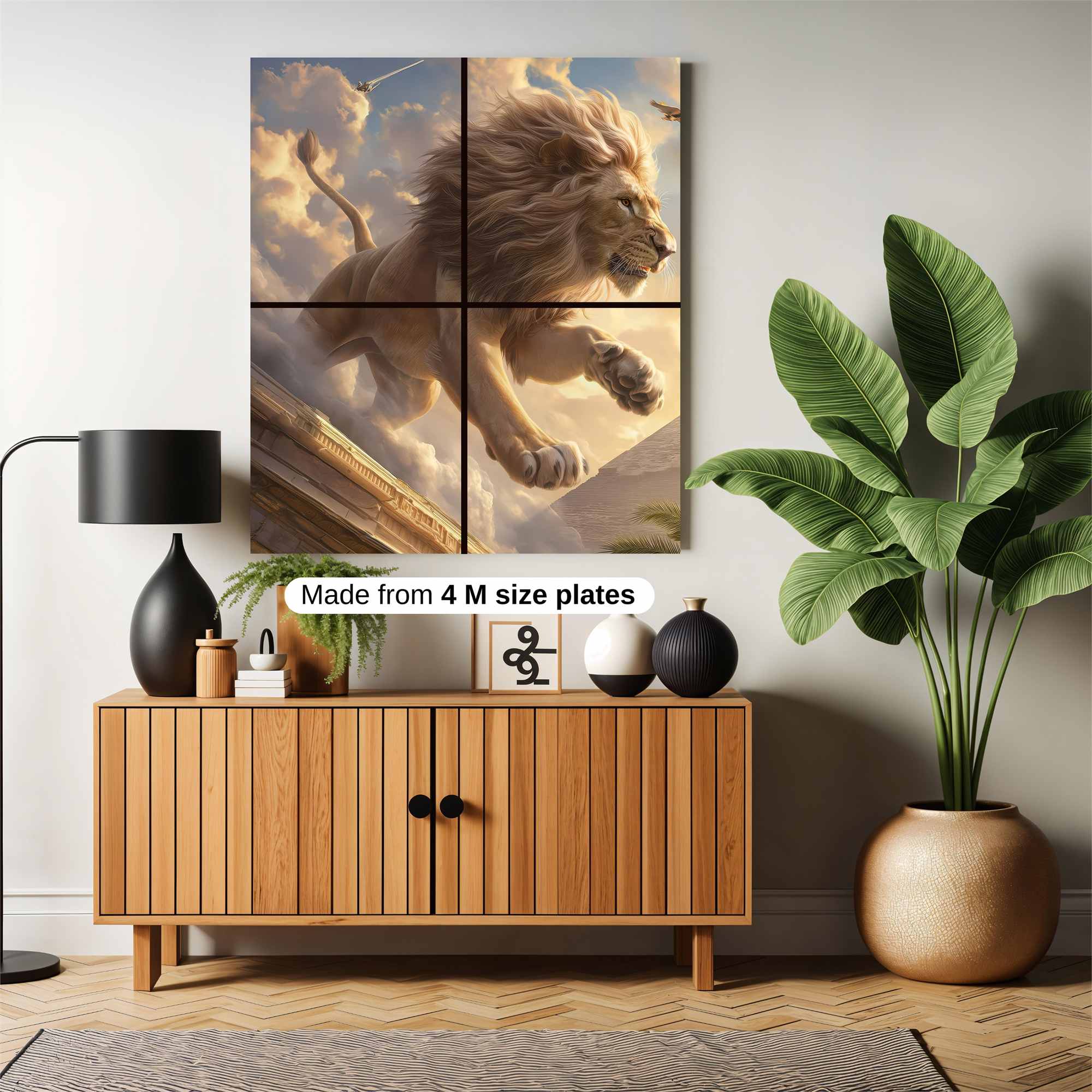 Lion Ascendant Safe Wall Magnetic / M