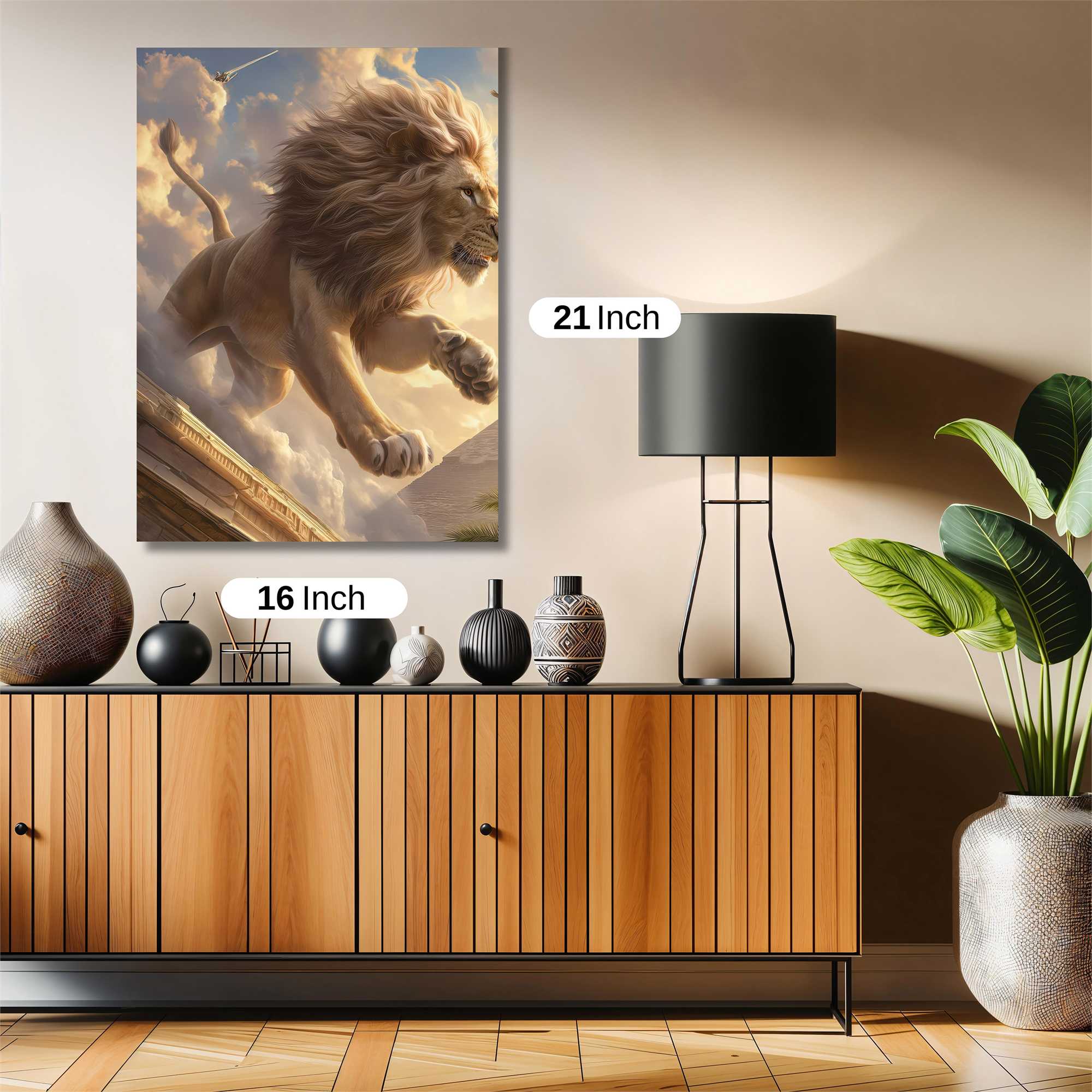 Lion Ascendant Safe Wall Magnetic / M