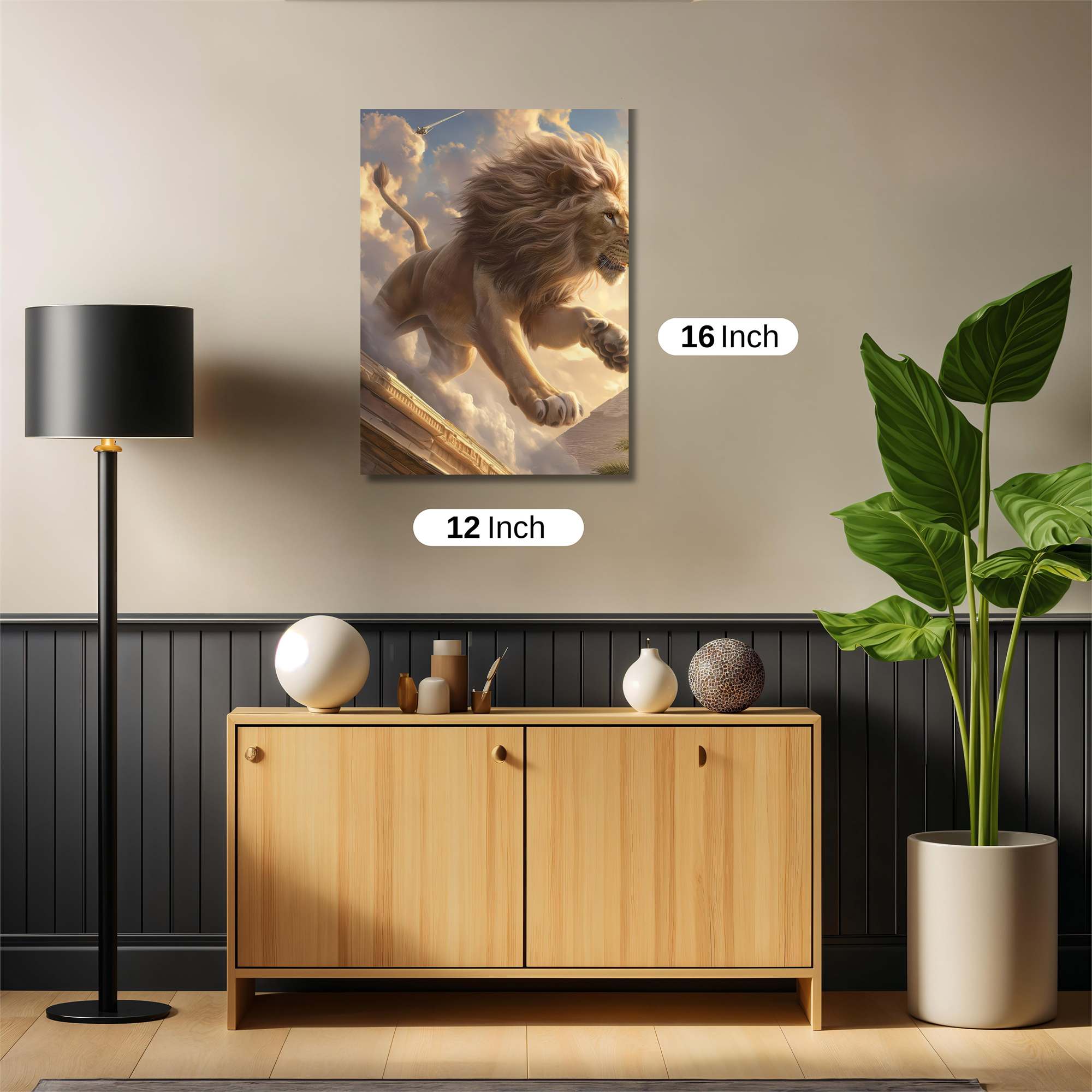 Lion Ascendant Safe Wall Magnetic / M