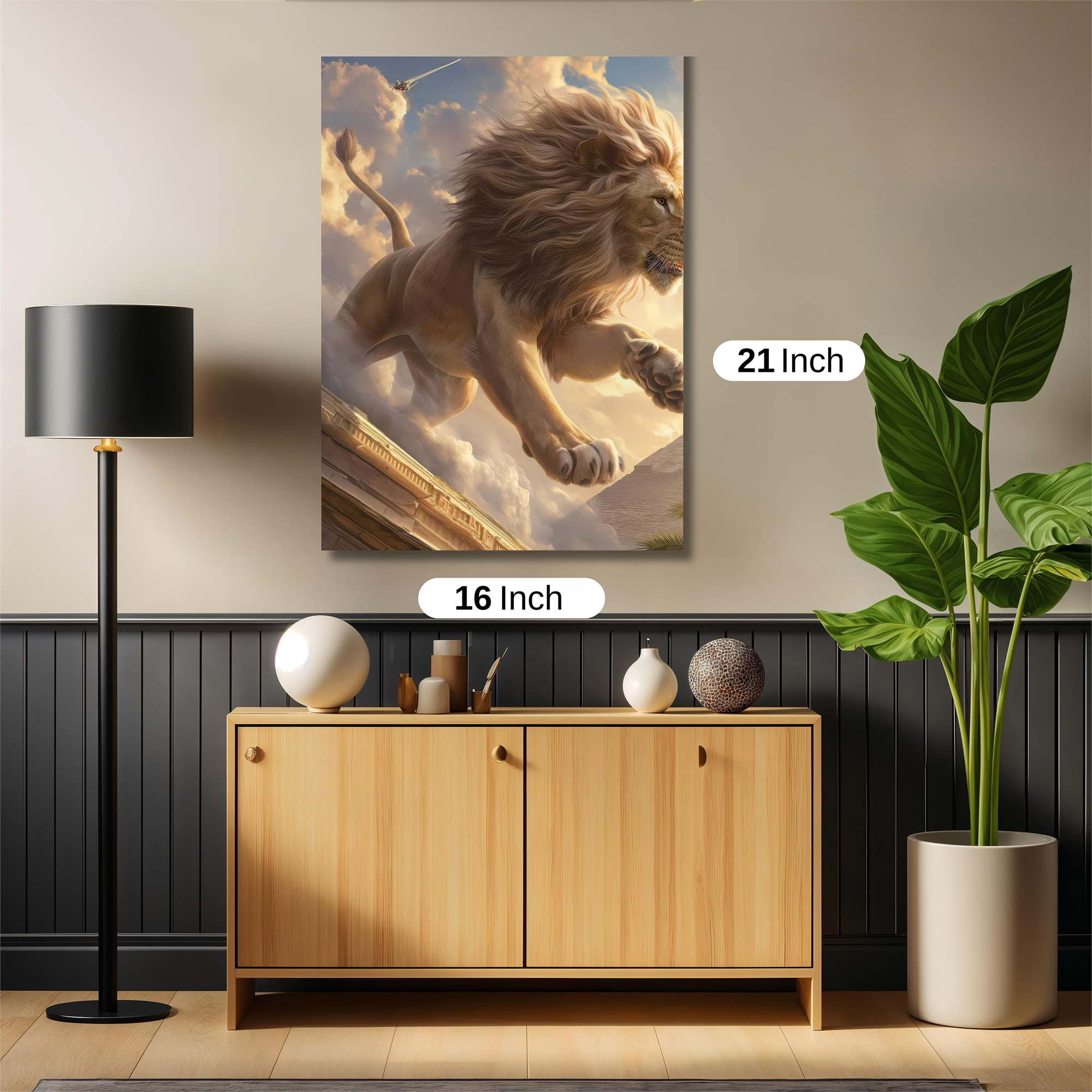 Lion Ascendant Safe Wall Magnetic / M