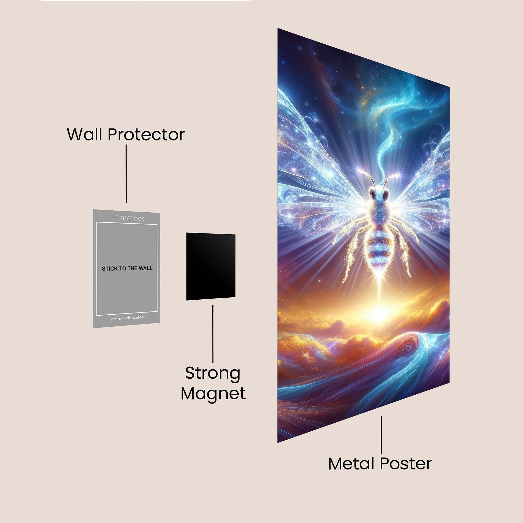 Bee Radiance Safe Wall Magnetic / M