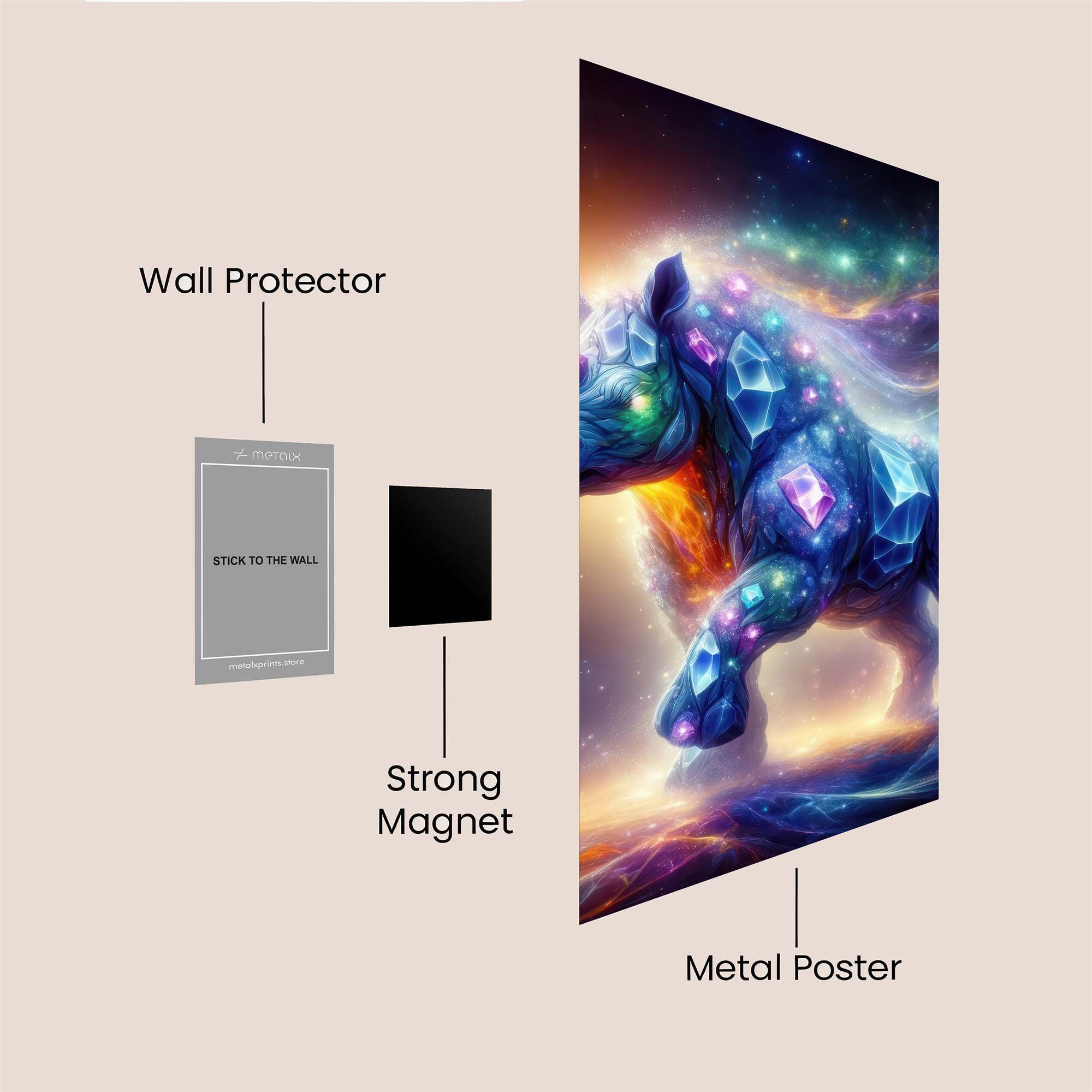 Crystal Majesty Safe Wall Magnetic / M