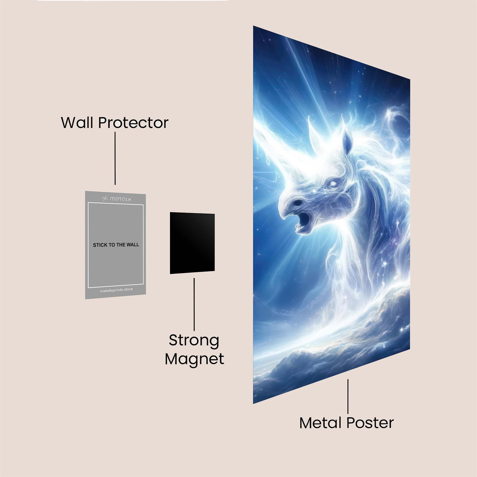 Unicorn Radiance Safe Wall Magnetic / M