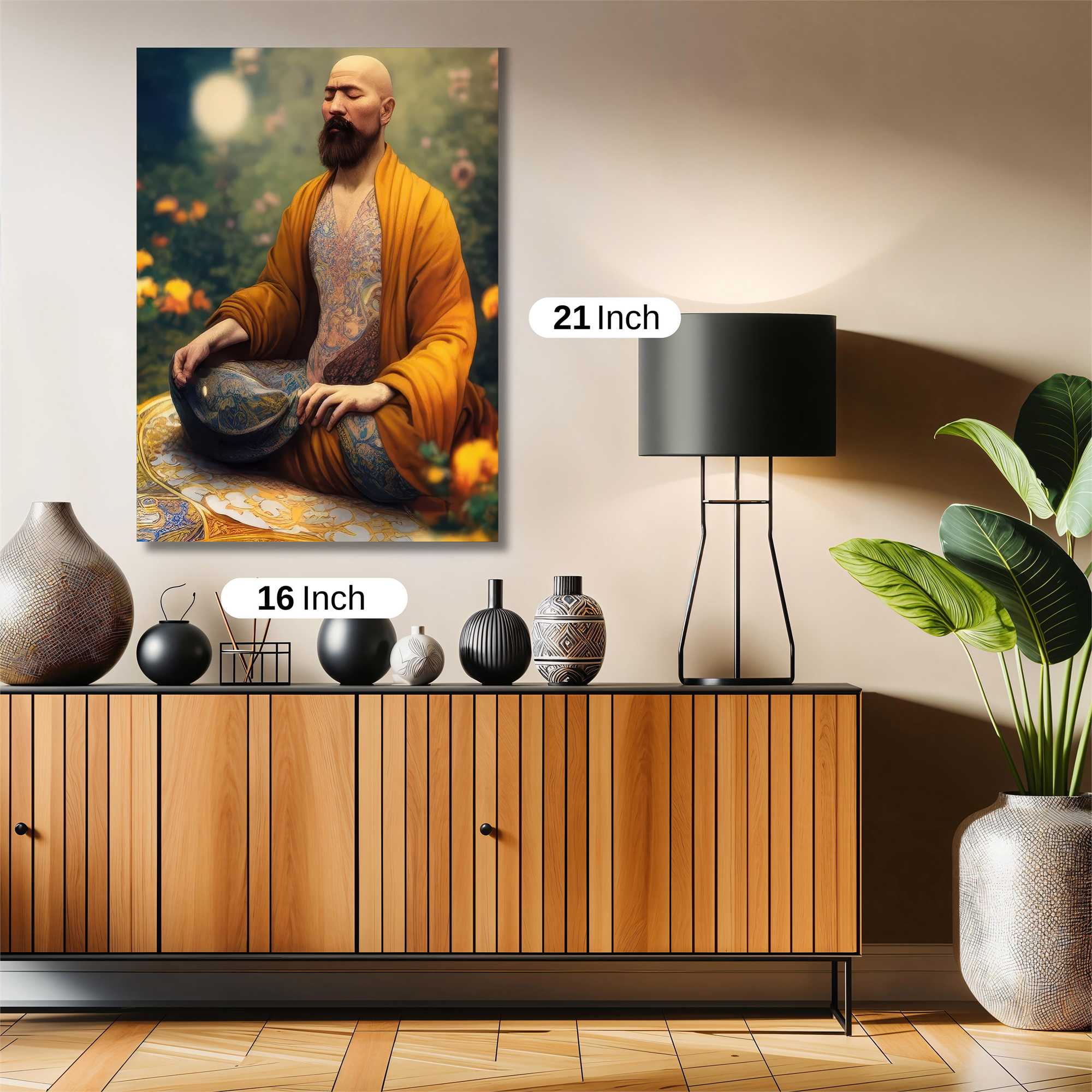 Monk Serenity Safe Wall Magnetic / M