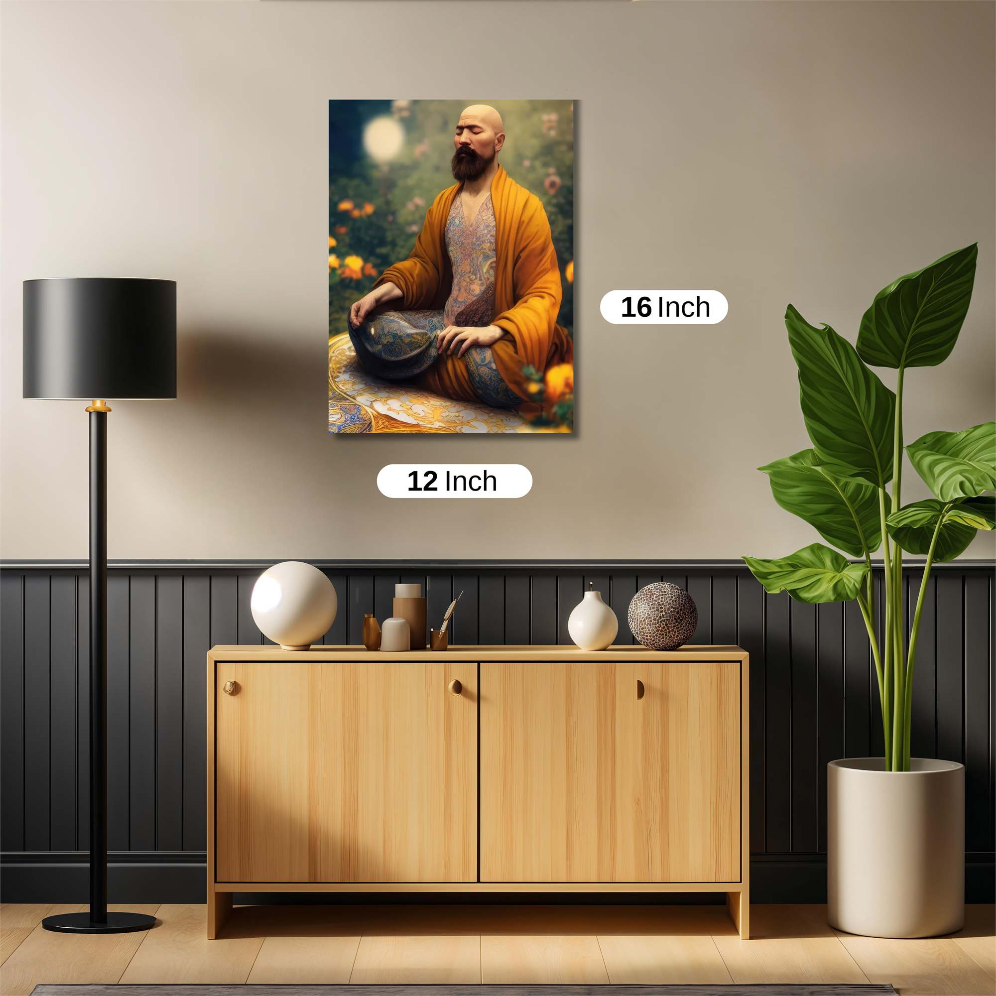 Monk Serenity Safe Wall Magnetic / M