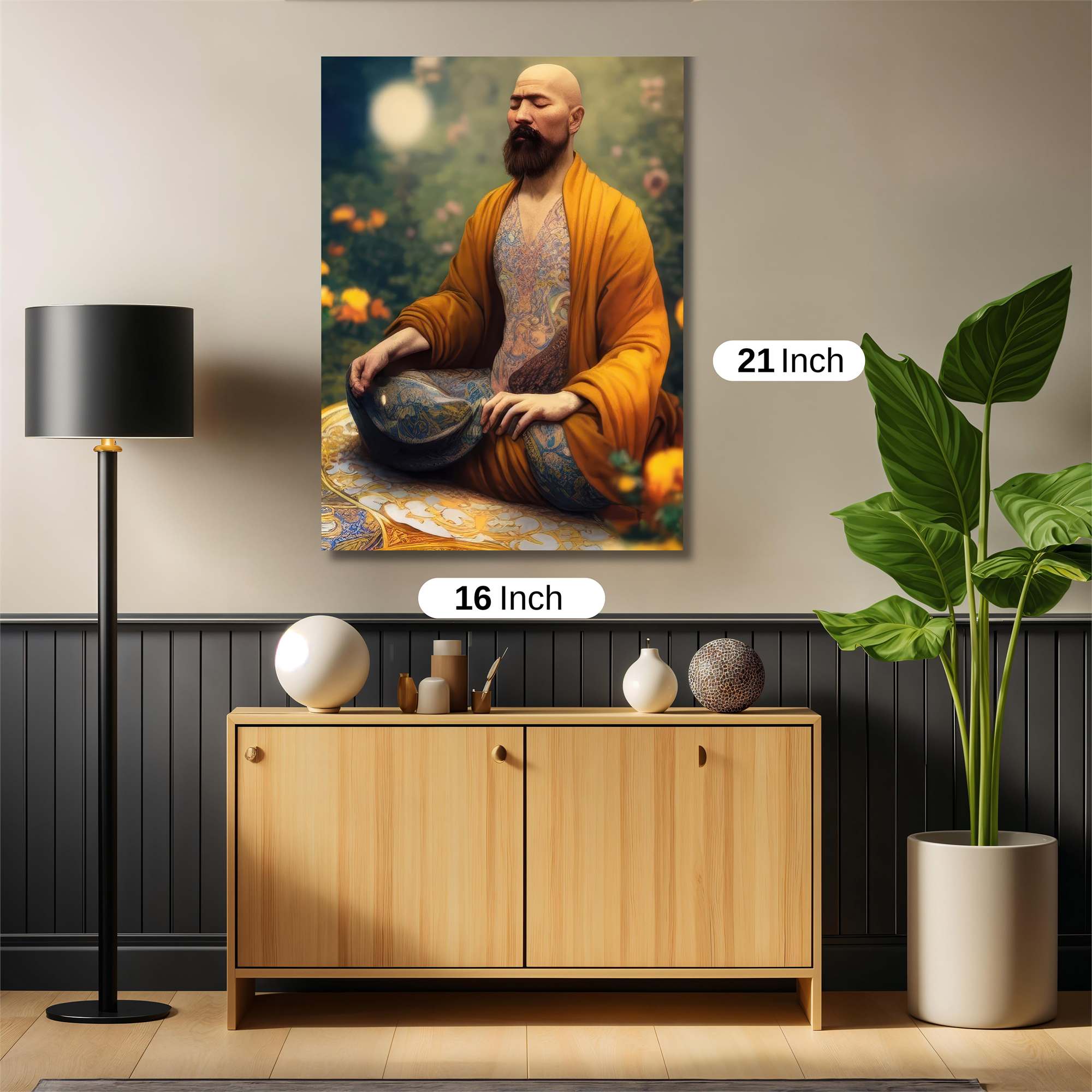 Monk Serenity Safe Wall Magnetic / M
