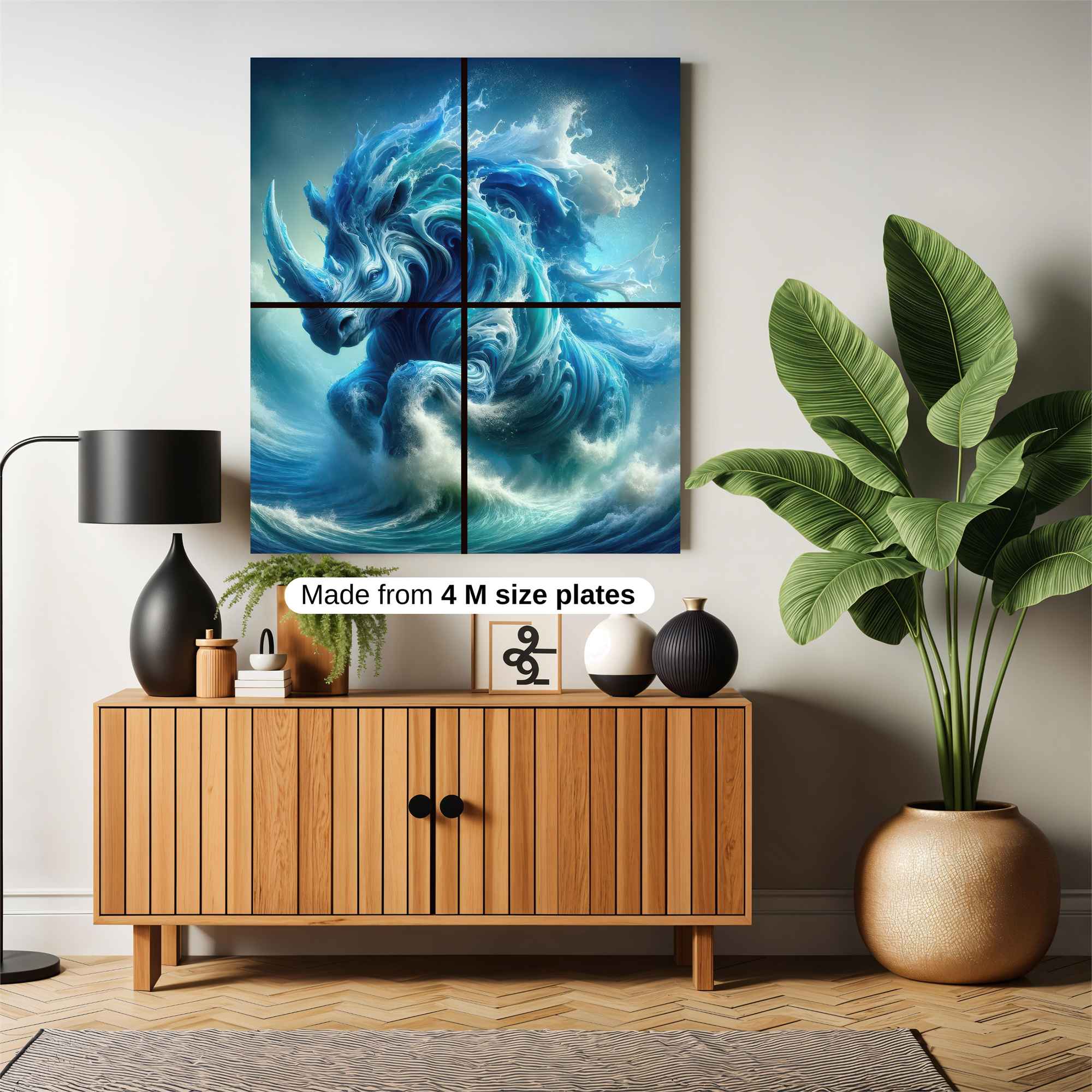 Aqua Rhino Safe Wall Magnetic / M