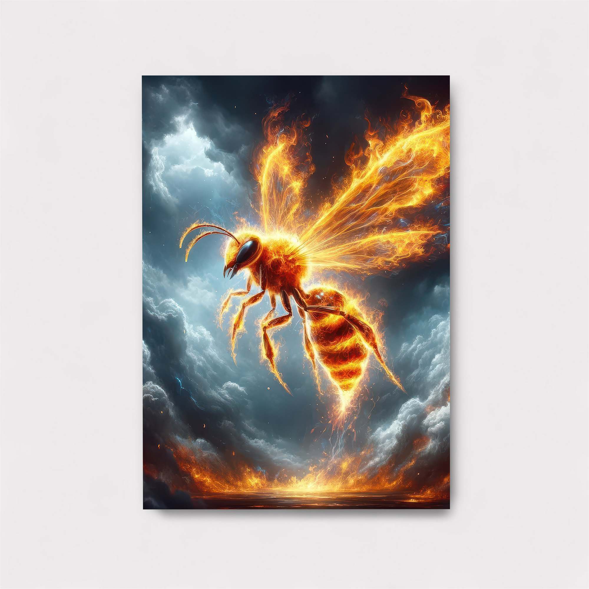 Fire Wasp Safe Wall Magnetic / M