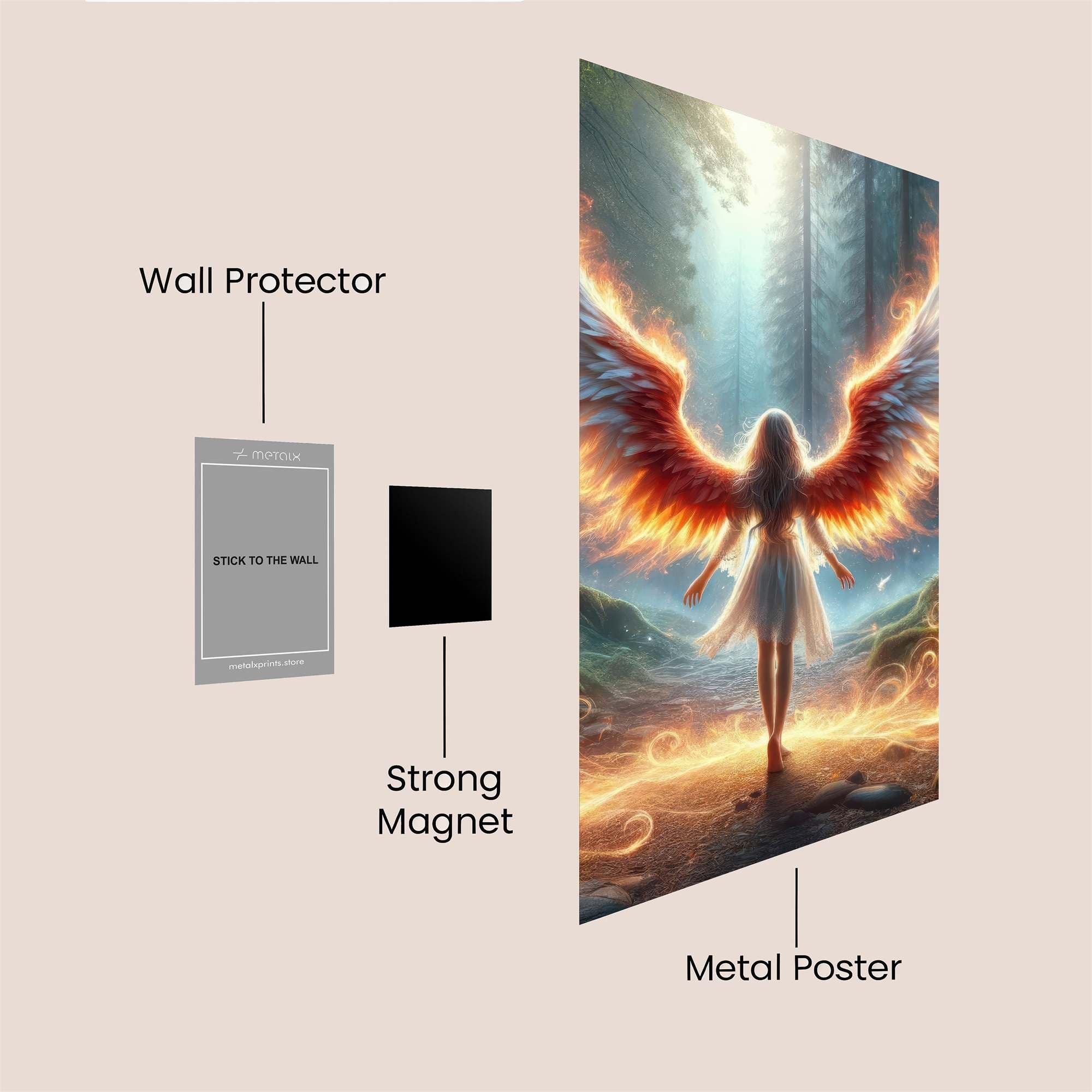 Phoenix Serenity Safe Wall Magnetic / M