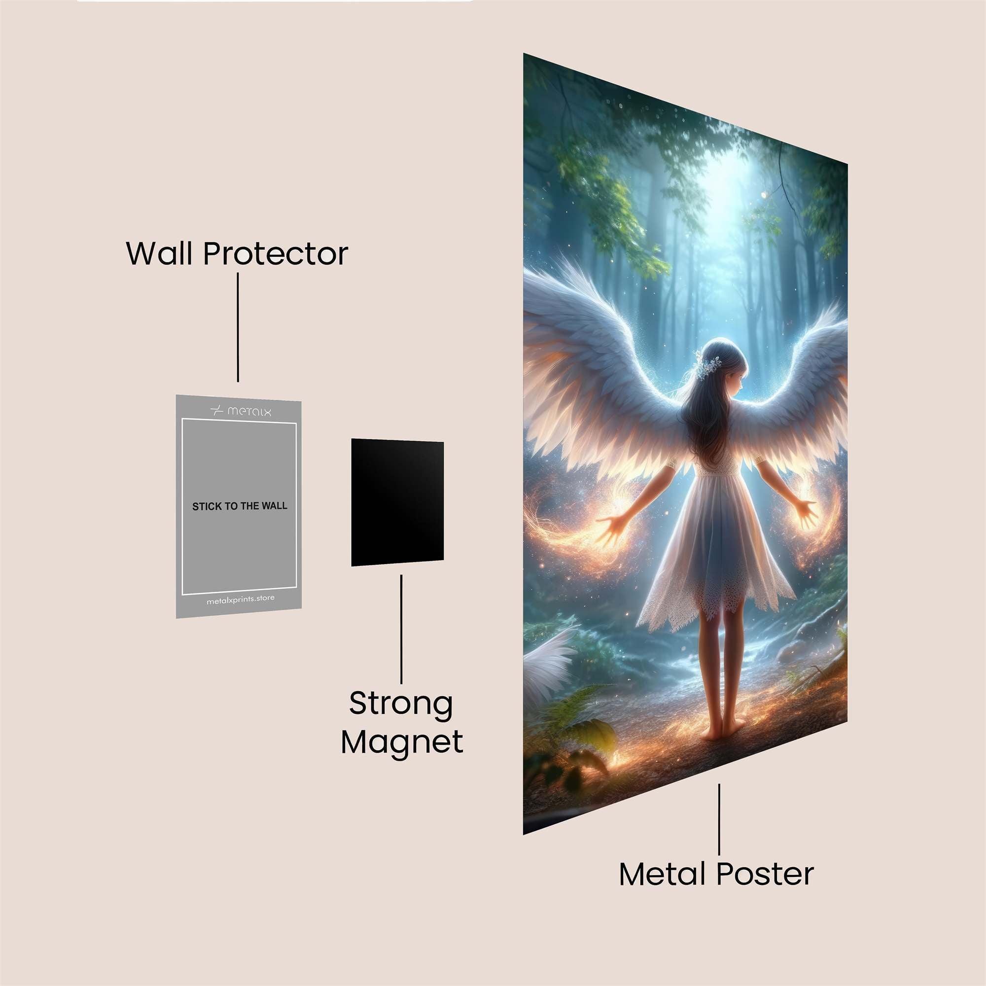 Angel Radiance Safe Wall Magnetic / M