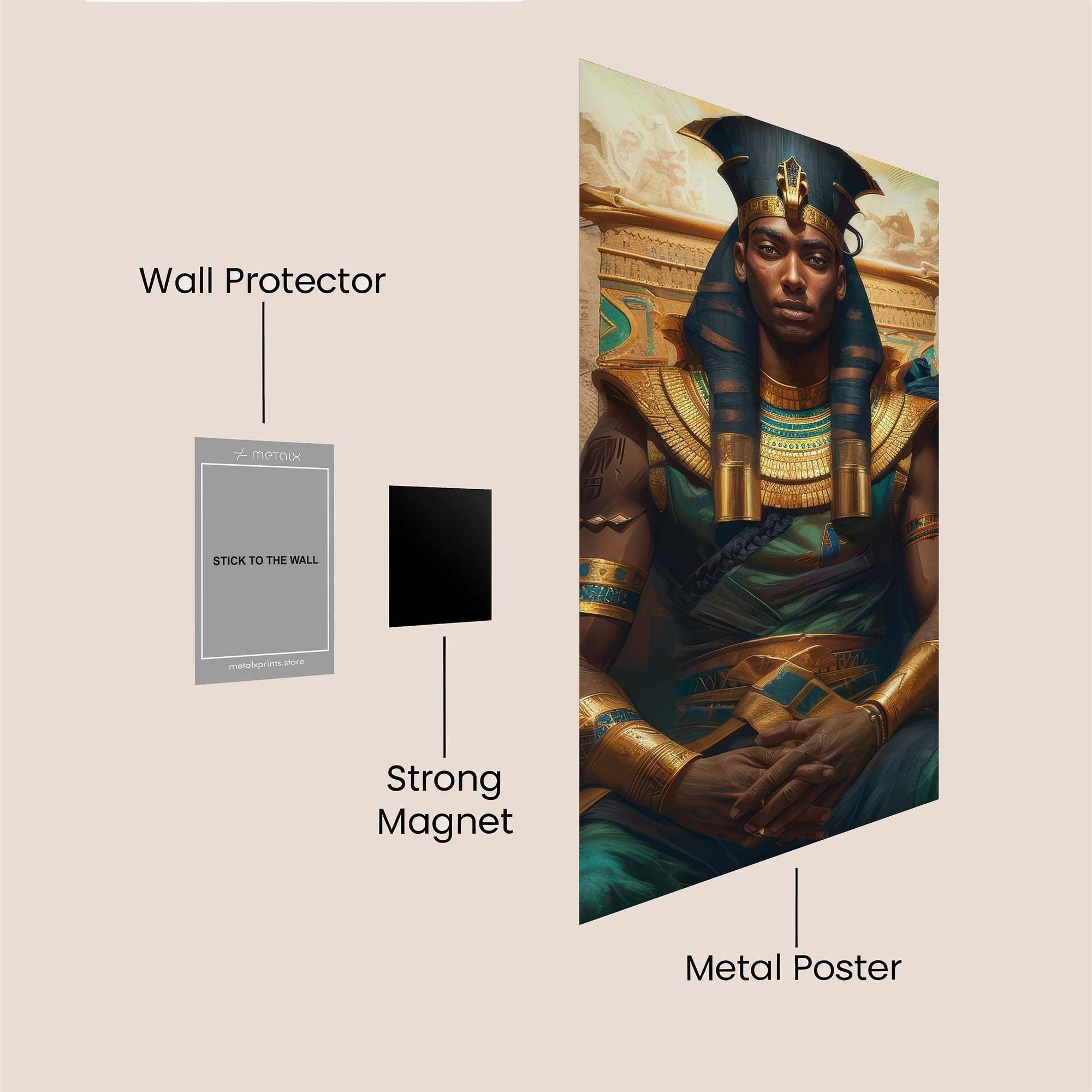 Pharaoh Serene Safe Wall Magnetic / M