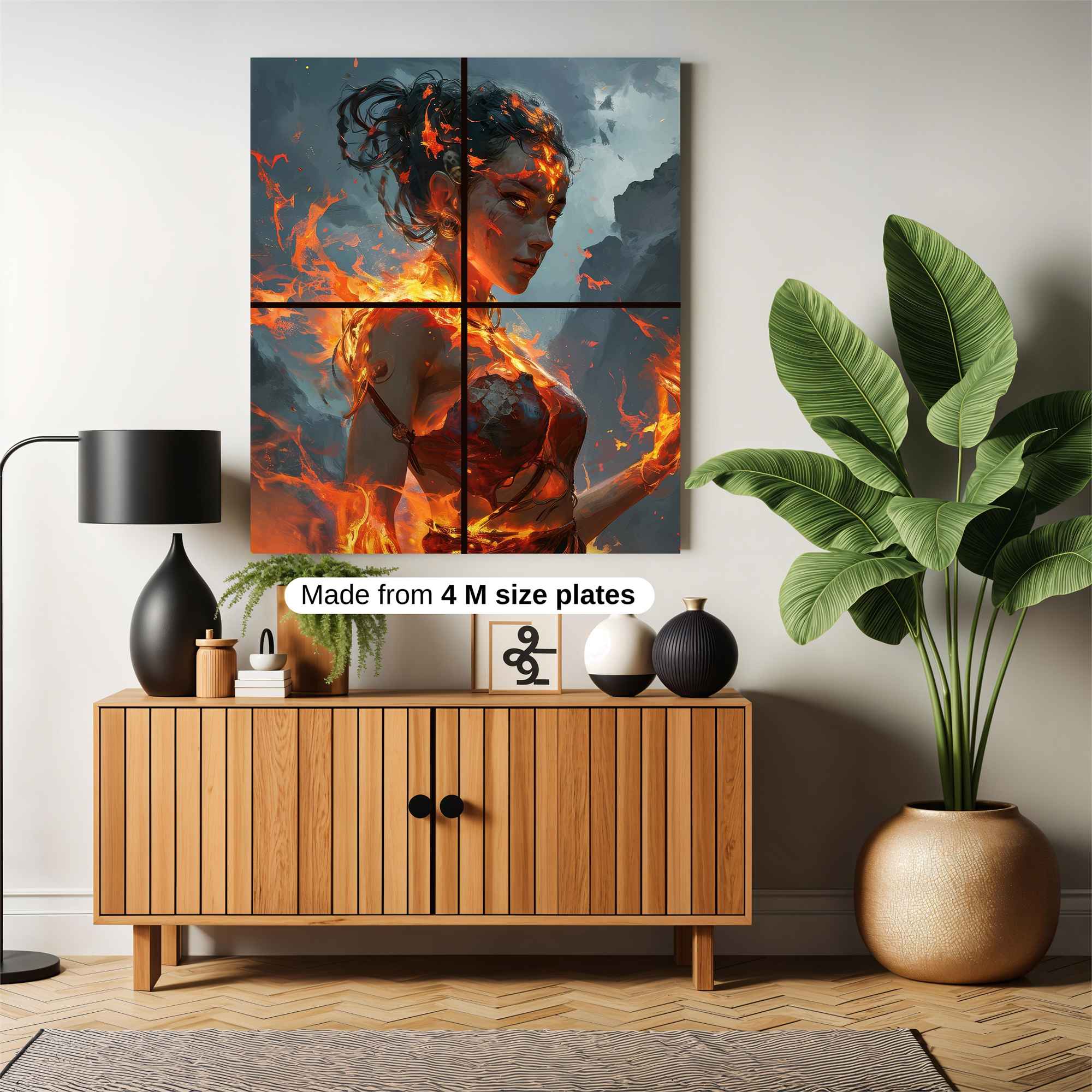 Flame Enchantress Safe Wall Magnetic / M